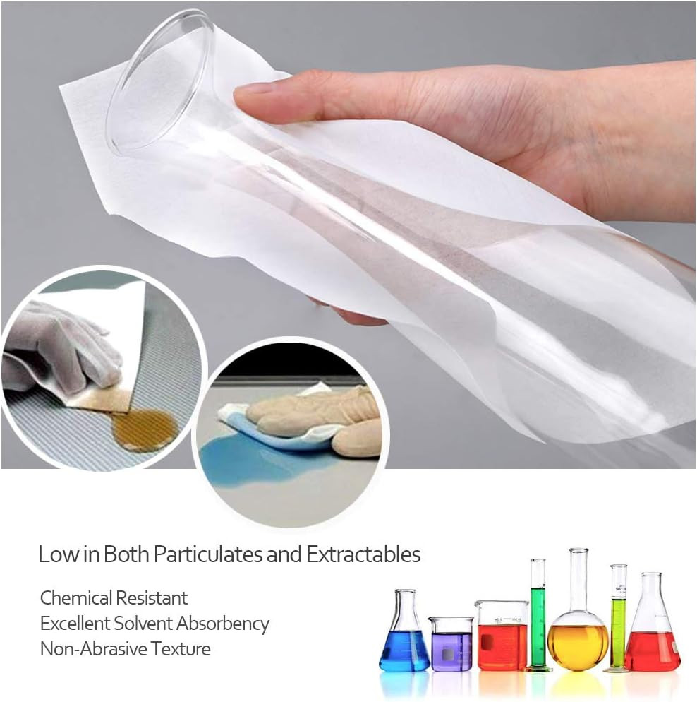 Lint Free Wipes Cleanroom Wipes Nonwoven Auto Paint Prep Cellulose/Polyester Ble