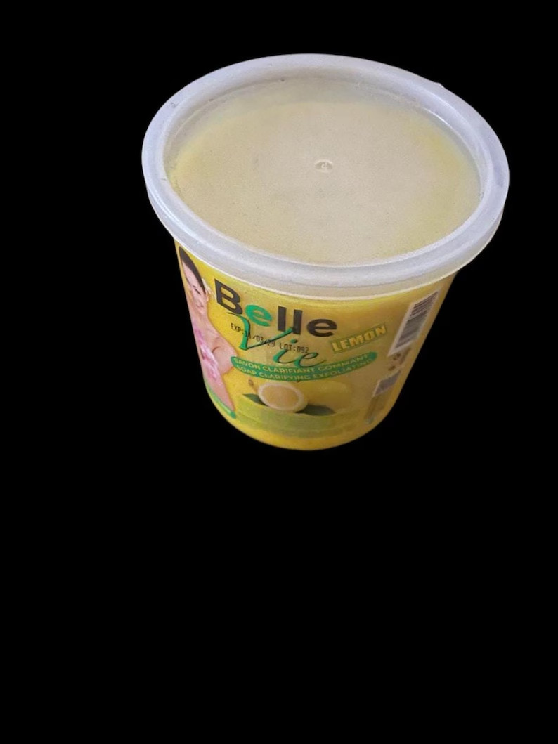 Belle Vie Rich Lemon Bio Extra Pur Soap. Exfoliating Soap 670g Jar.