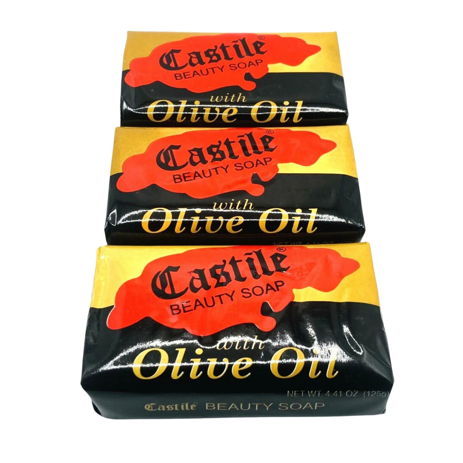 Olive Oil Castile Beauty Soap – 4.41 oz – 3 Pack