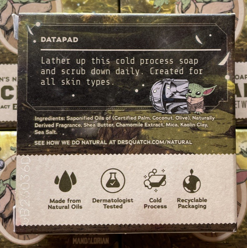 6 Dr. Squatch Natural Soap Zen Cleanse Zero Grit Chamomile Extract 5 oz ea