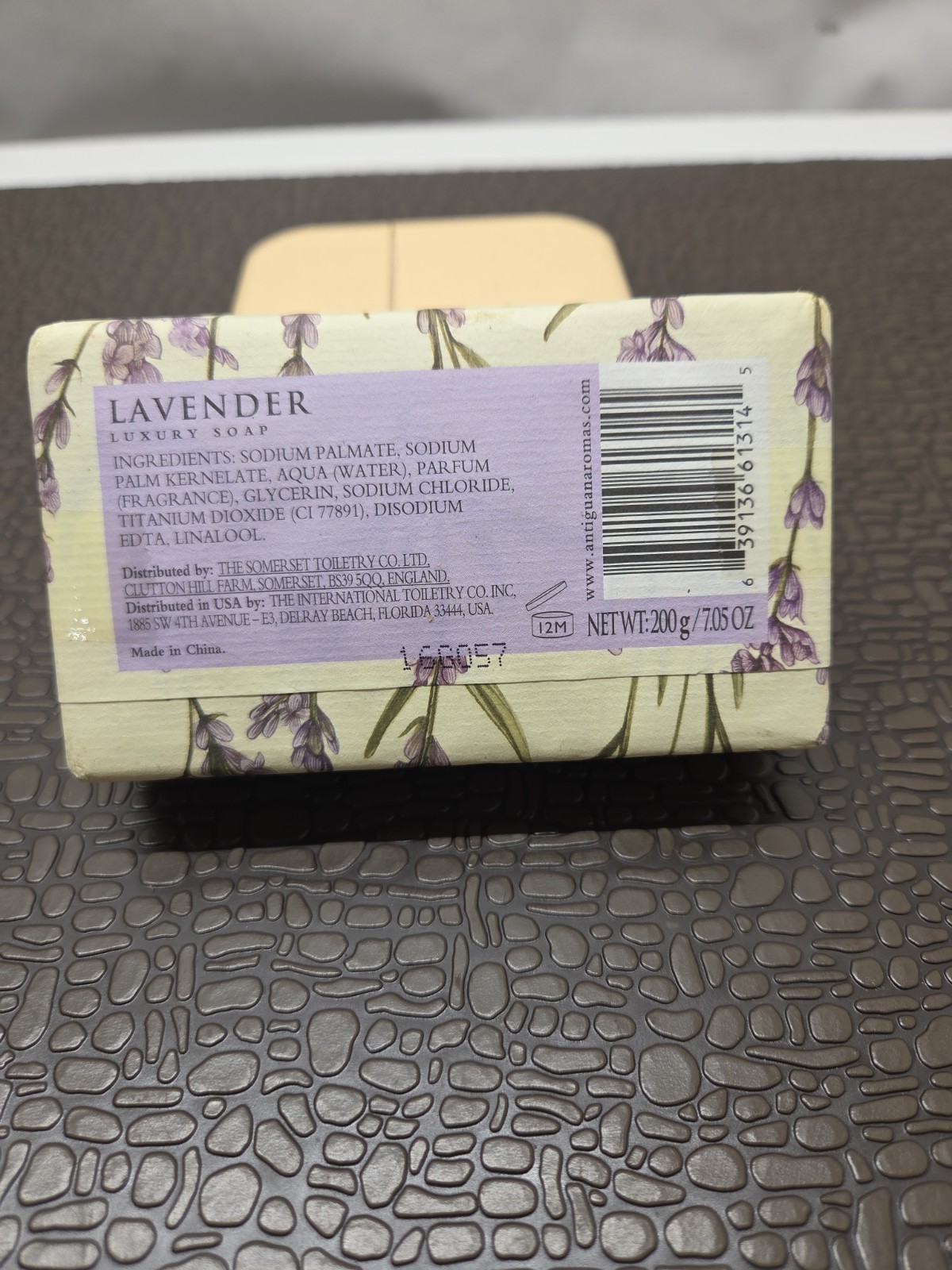 Lavender Soap Aroma Artesanales De Antigua Soap 7.05oz