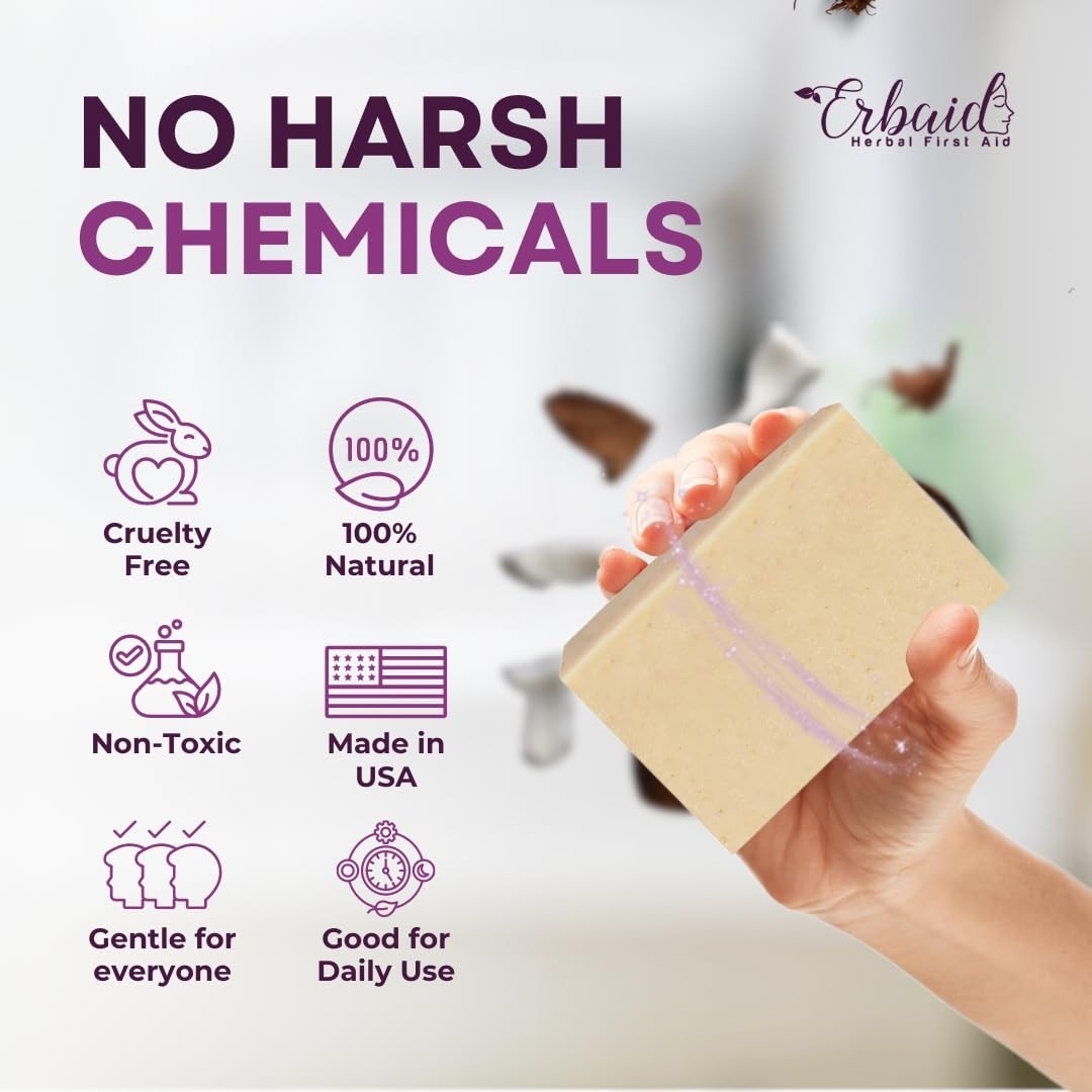 Moisturizing Eczema Relief Soap Bar – Gentle Solution for Kids & Adults
