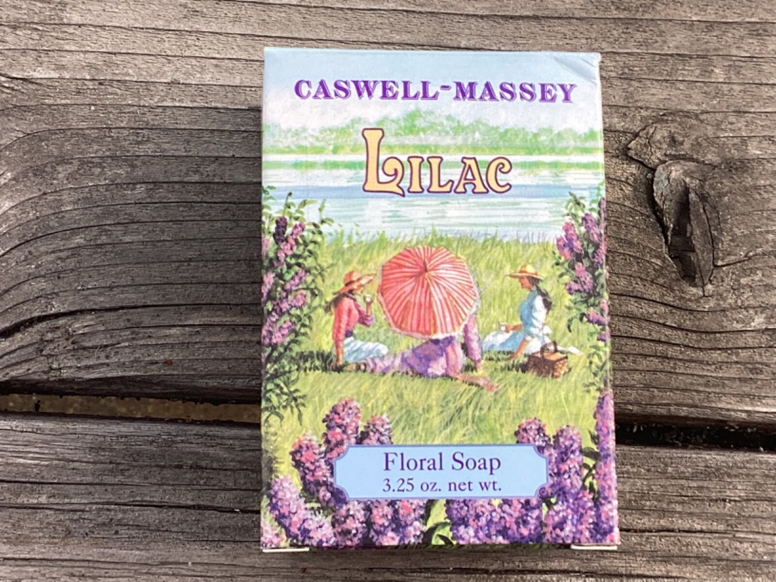Box of 3 Vintage Casswell-Massey Cake Floral Soap 3.25 oz. each