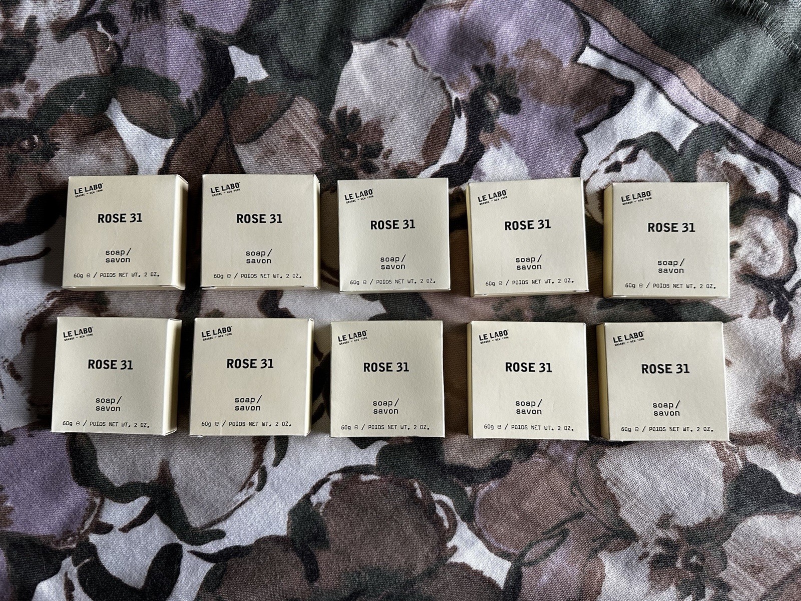 Le Labo Rose 31 Bar Soap – 2oz/60g (Large size) – Lot of 10!! New In Box