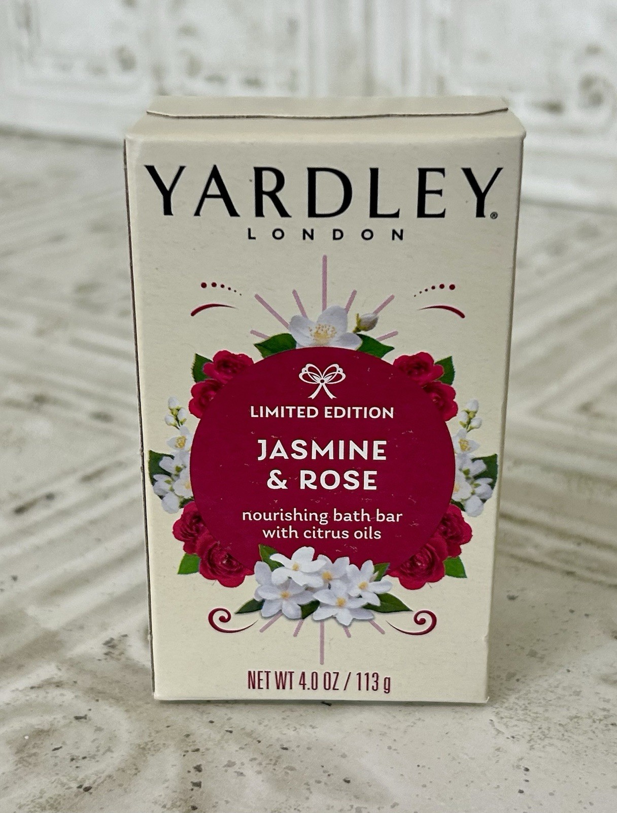 (2) Yardley London Limited Edition Jasmine & Rose Bath Bar Soap 4.0 oz