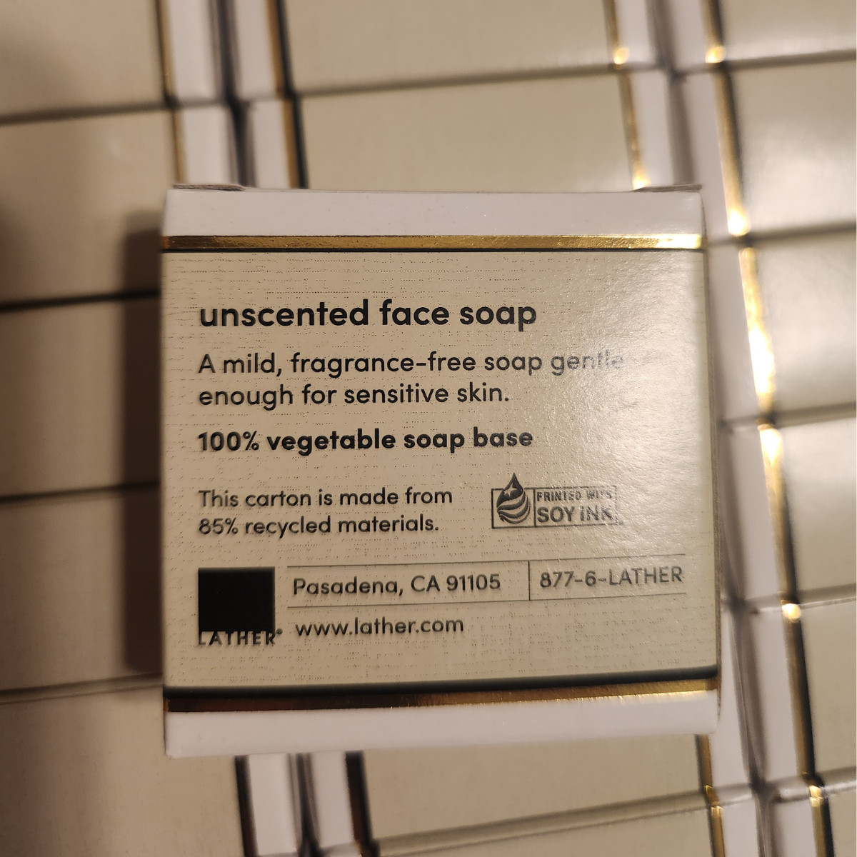 100 Pack (1oz each) Lather Bamboo & Lemongrass Face Soap Bars Hotel Motel