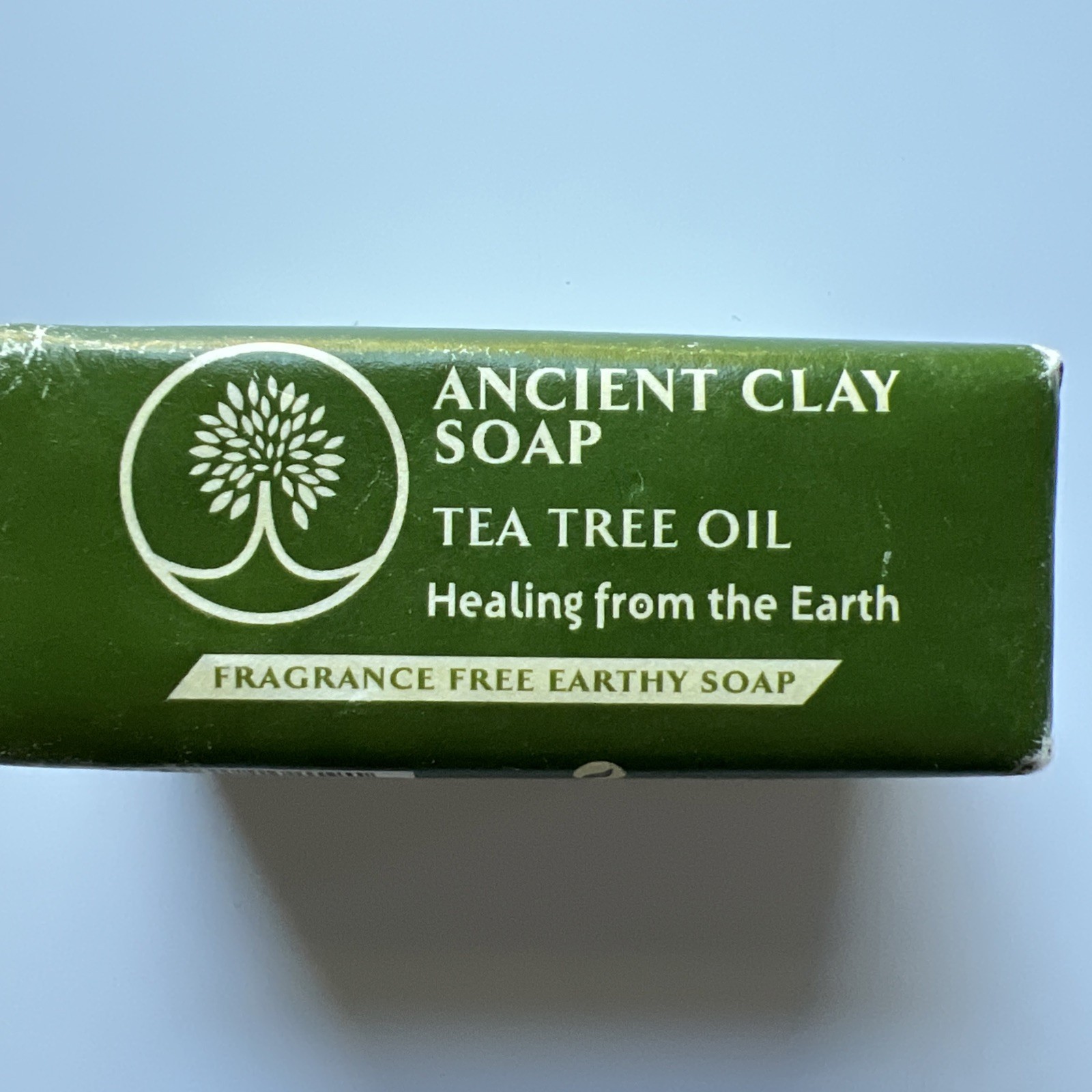 Zion Health Ancient Clay Soap with Tea Tree Oil Fragrance-Free 6 oz Bar Soap