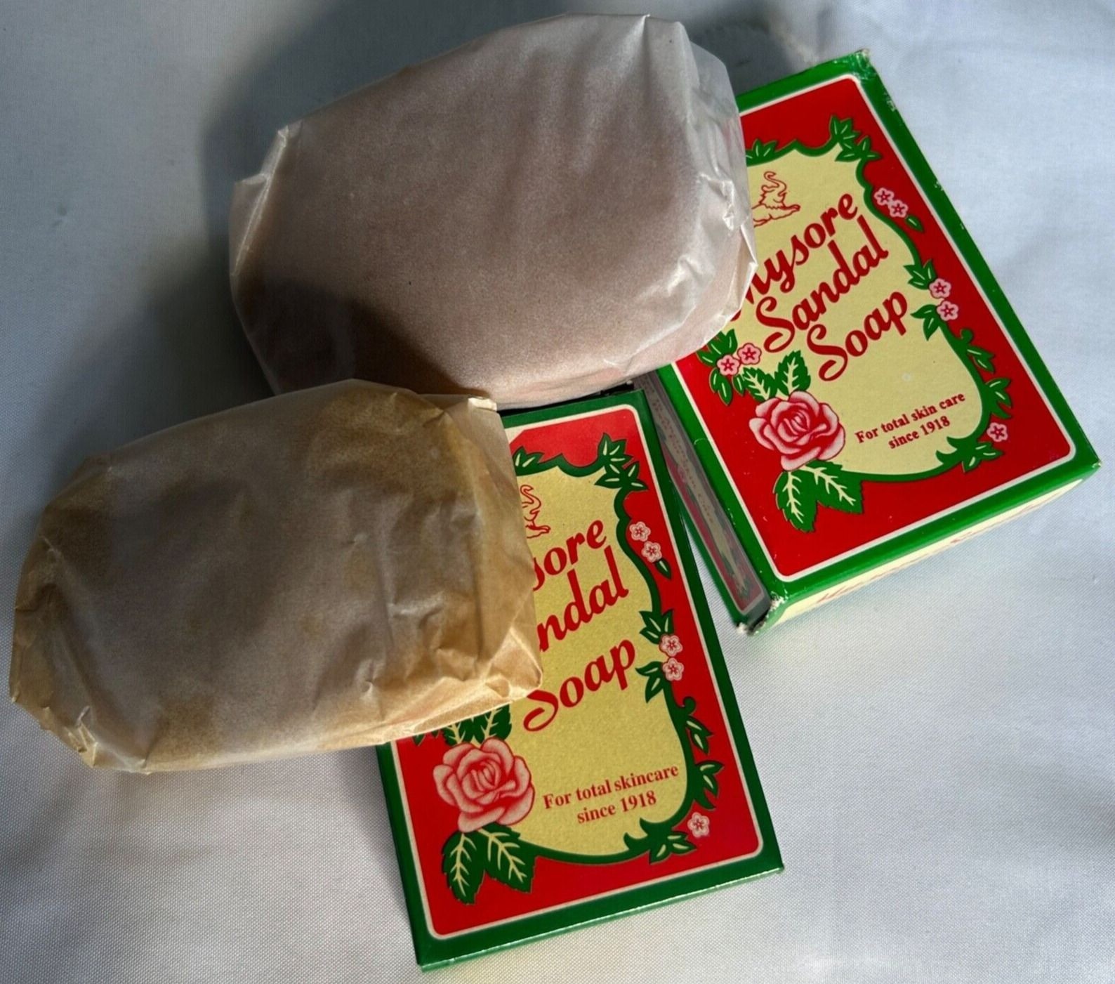 Mysore Sandal Sandalwood Soap Bars Vintage Original Packaging 75g & 125g – NEW