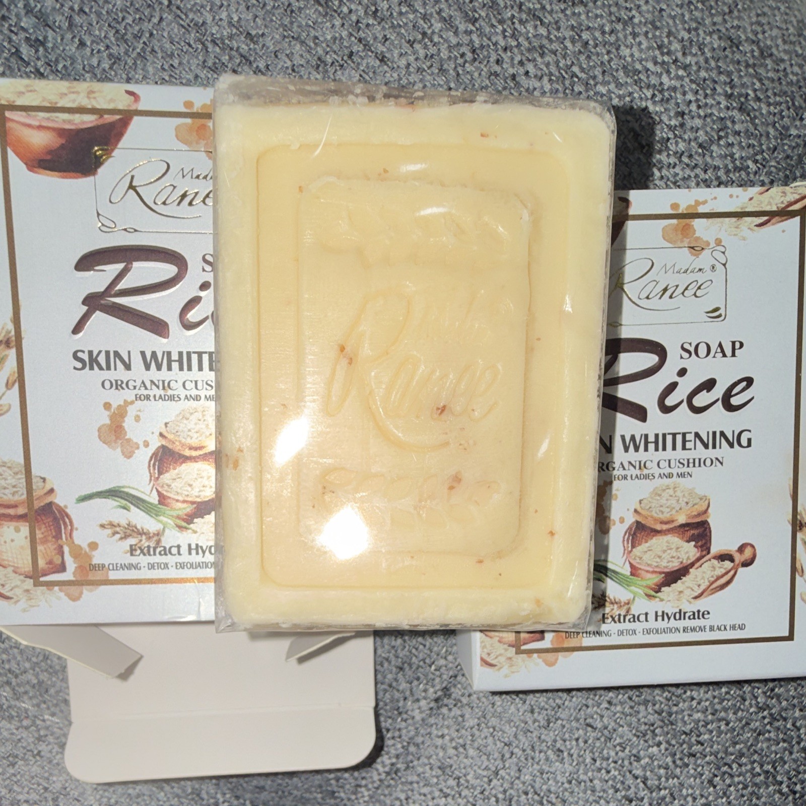 Madam Ranee Rice Whitening Soap Hydrating Bar, 2 Pack, Body, All Skin Types