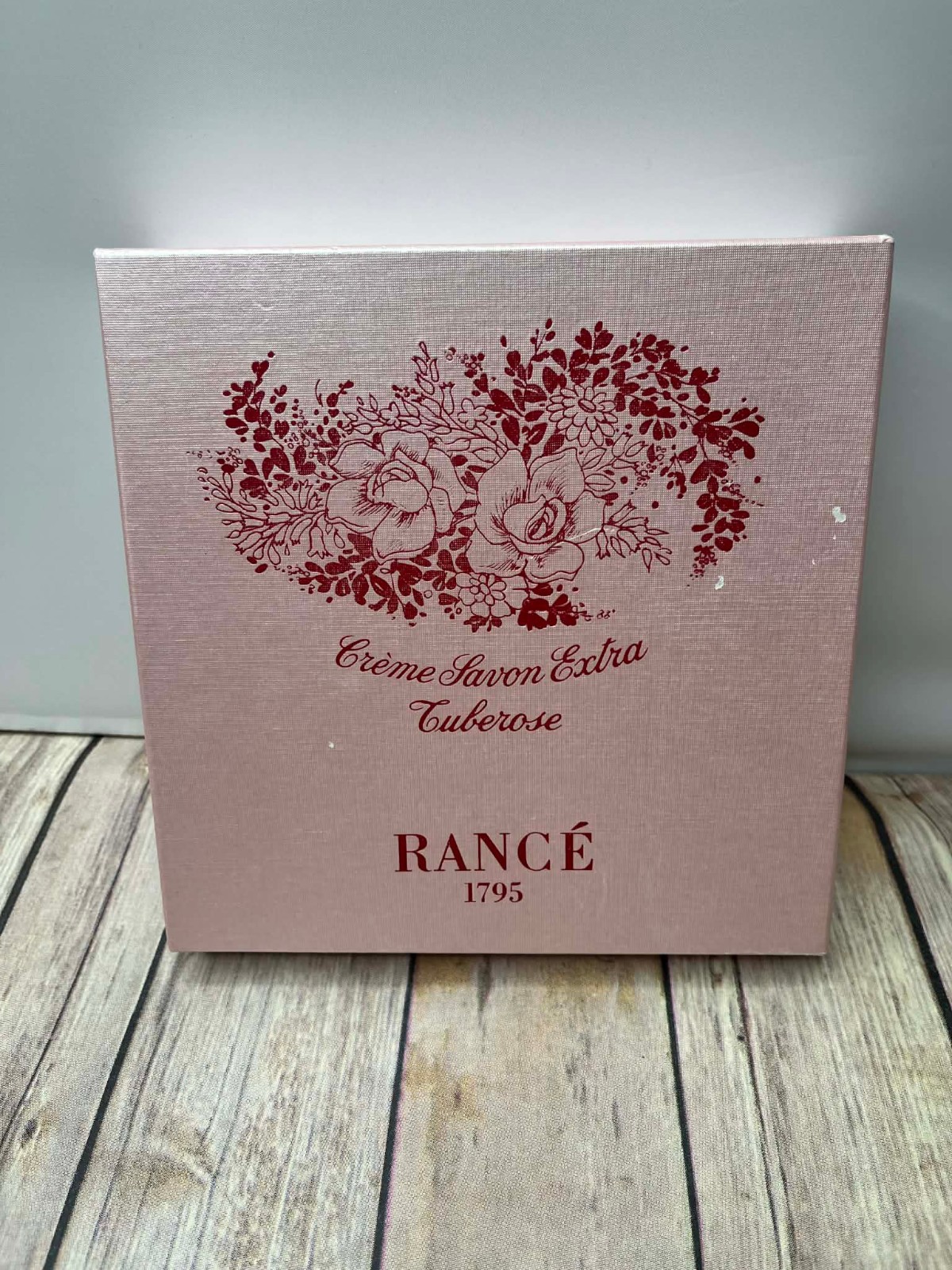 Rance 1795 Creme Savon Extra Tuberose Bar Soap Box Set 21 oz (6×3.5 oz) Italy