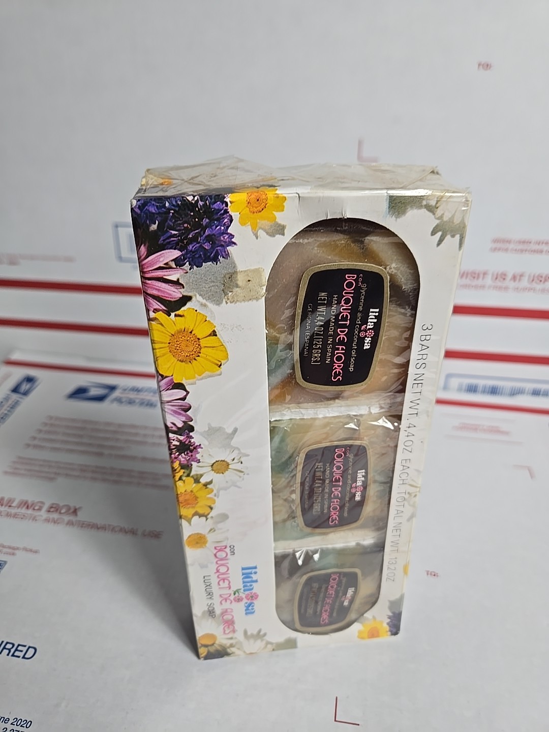 Lidasa Bar Soap 3 Pack, 4.4 Oz Each, Bouquet De Flores Luxury Soap Set, Spain