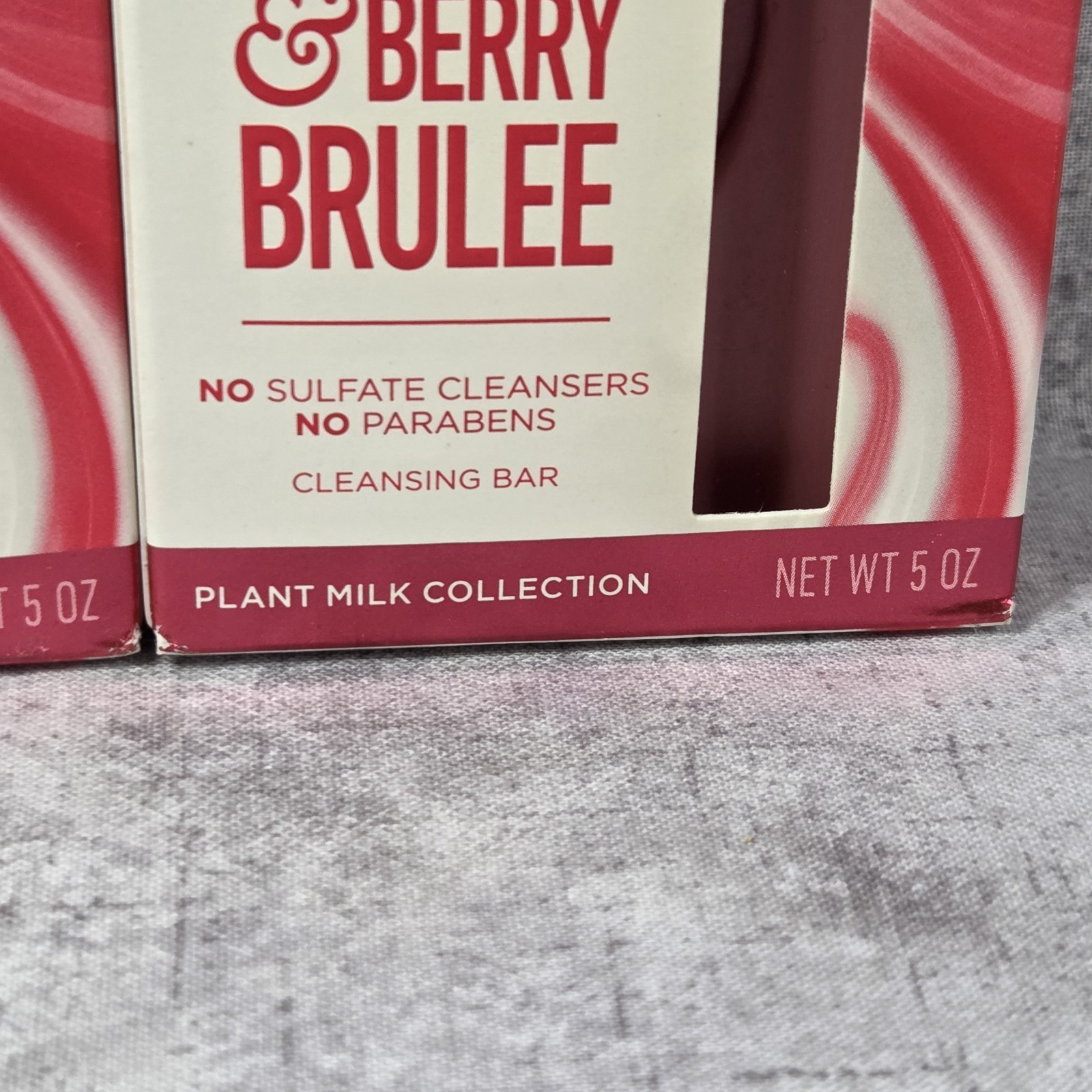 LOT OF 2 Dove Moisture Oat Milk & Berry Brulee Plant Milk Bar Soap 5 oz