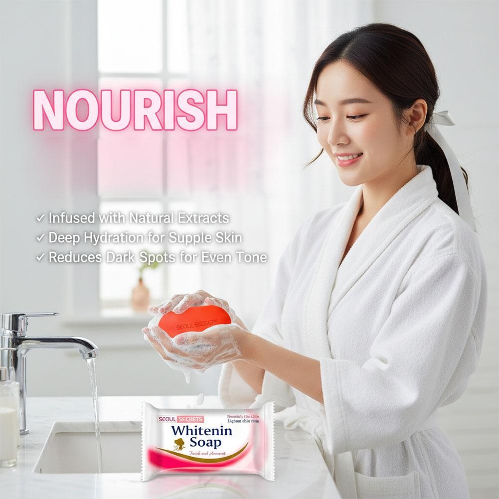 Seoul Secret Soap Lighten SkinTone Fresh MoistureArbutin Dry Skin Moisturi HOT