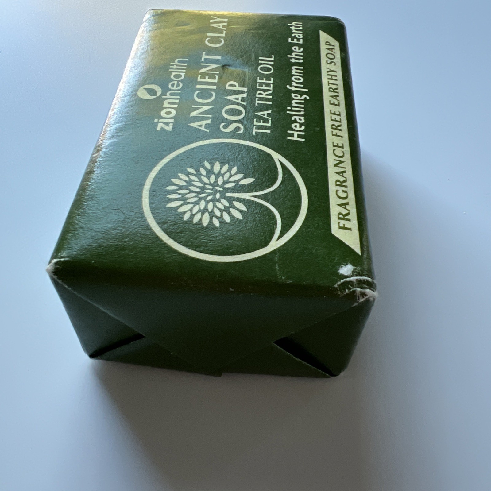 Zion Health Ancient Clay Soap with Tea Tree Oil Fragrance-Free 6 oz Bar Soap