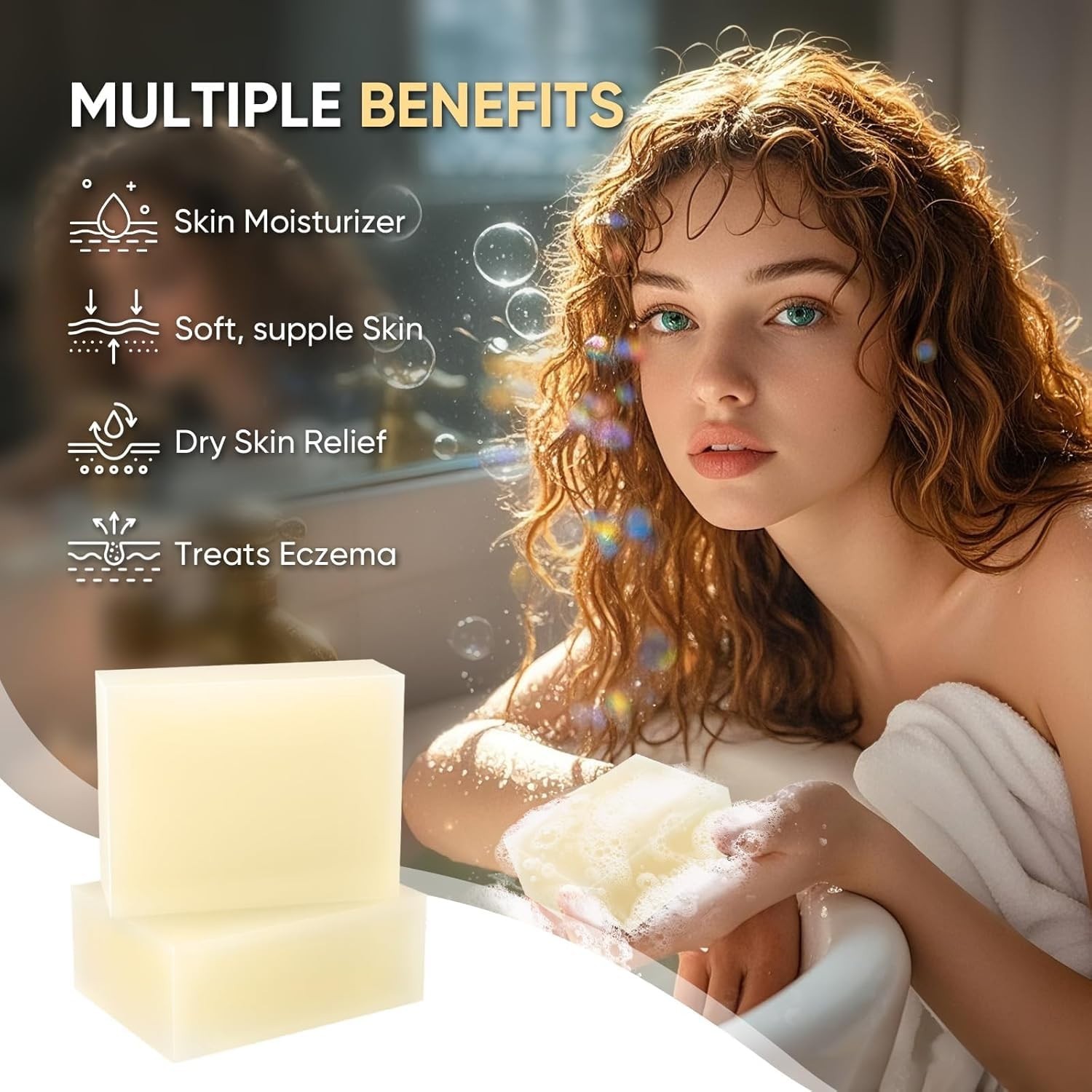 Beef Tallow Soap Bar – All Natural and Organic Grass Fed Tallow Soap Unscente…