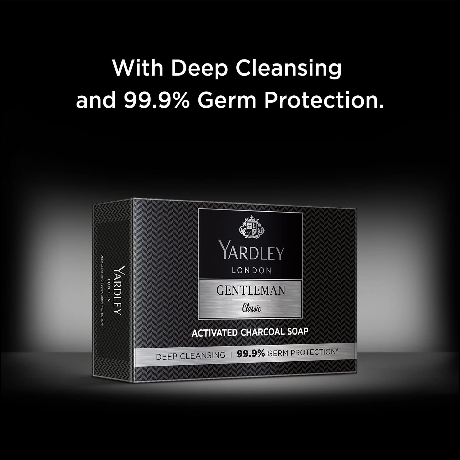 Yardley London Gentleman Classic Activated Charcoal Soap|100g (Pack of 4)