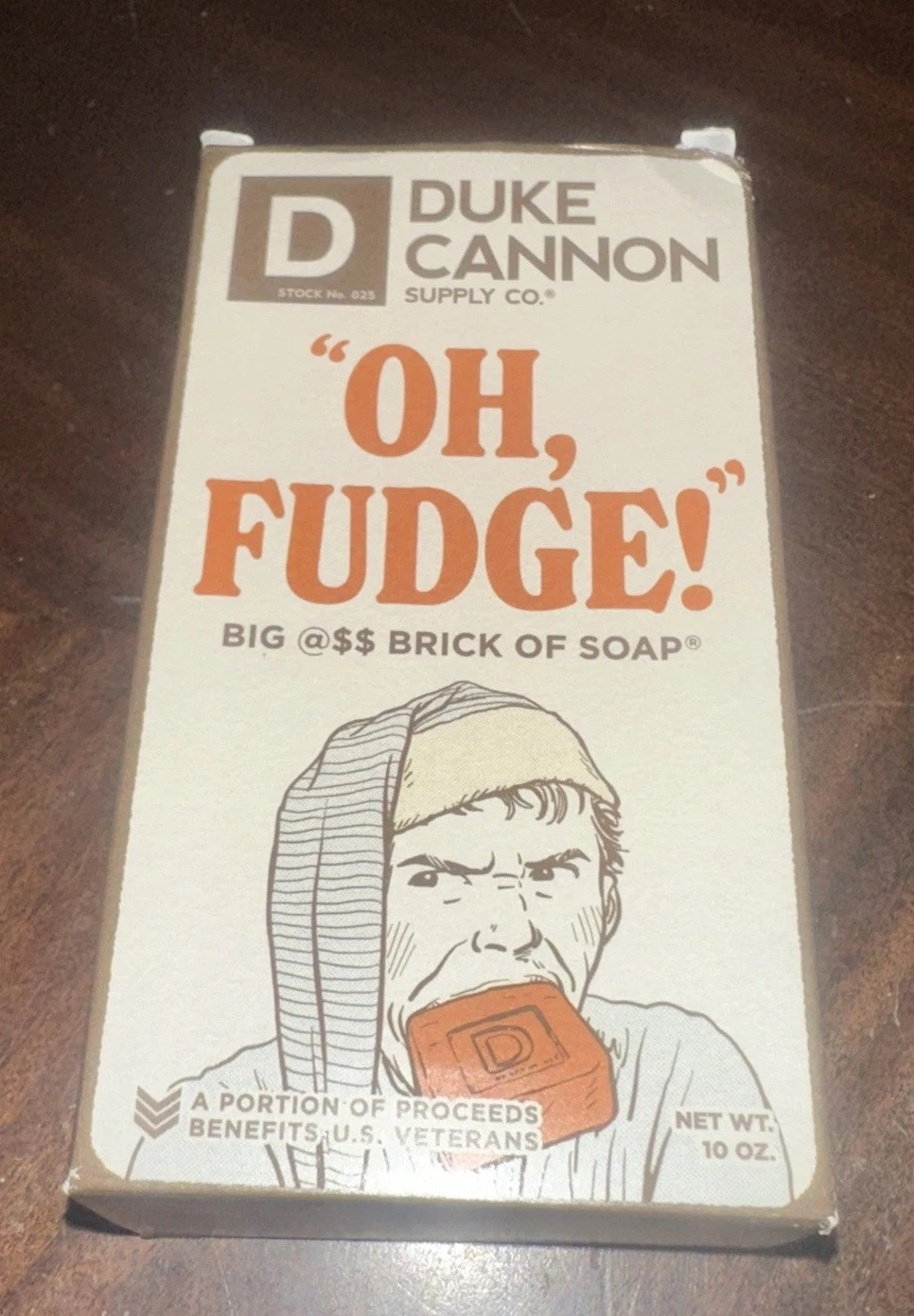 Duke Cannon Oh Fudge! Big A** Brick Of Soap 10oz. New In Box. Made In USA.