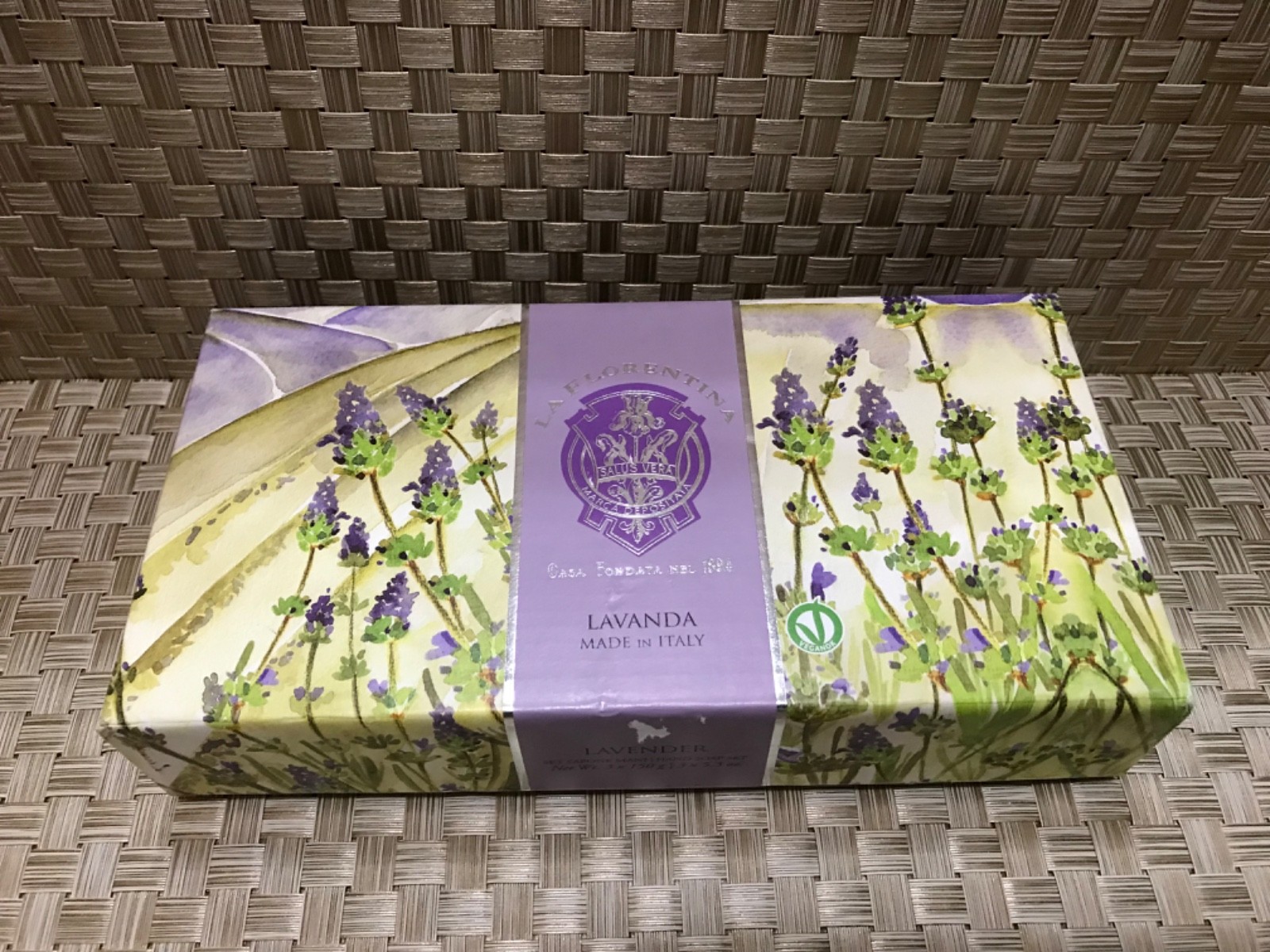 La Florentina Lavender Soap ITALY 3 X 5.3 Ounce Bars Lavanda 3 Soaps Nice