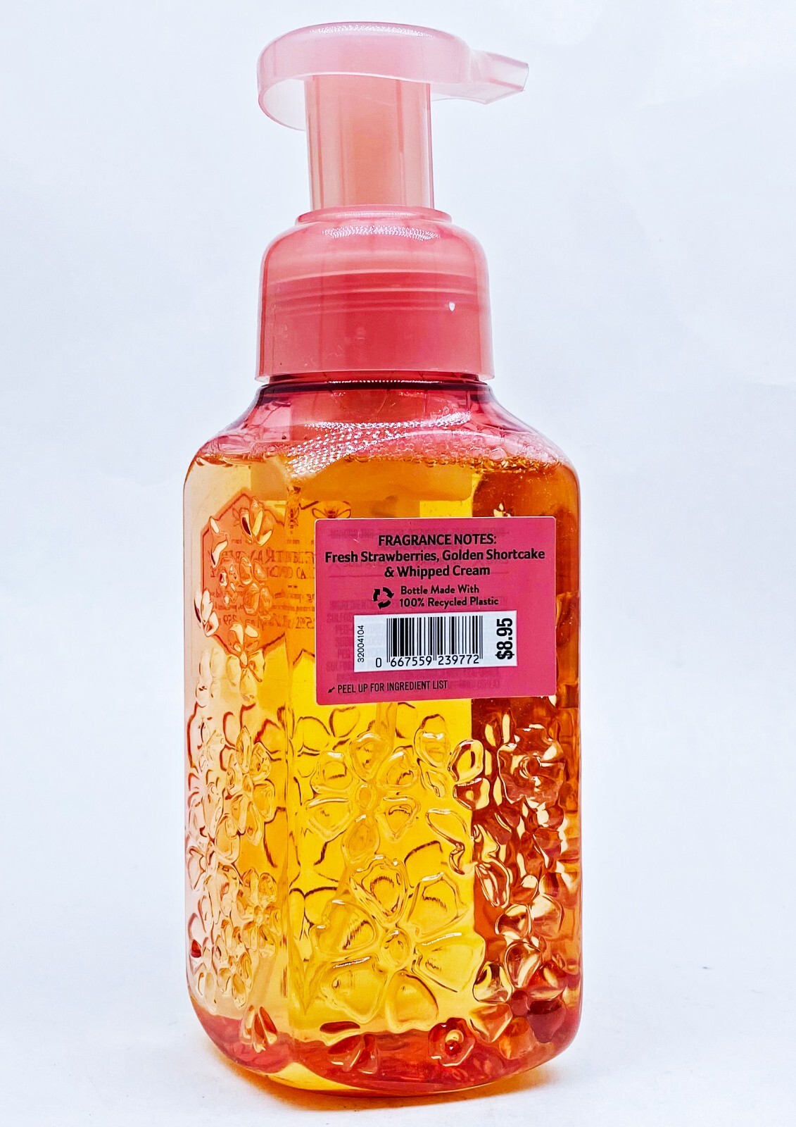1 Bath Body Works STRAWBERRY POUND CAKE Gentle Clean Foaming Hand Soap 8.75 oz