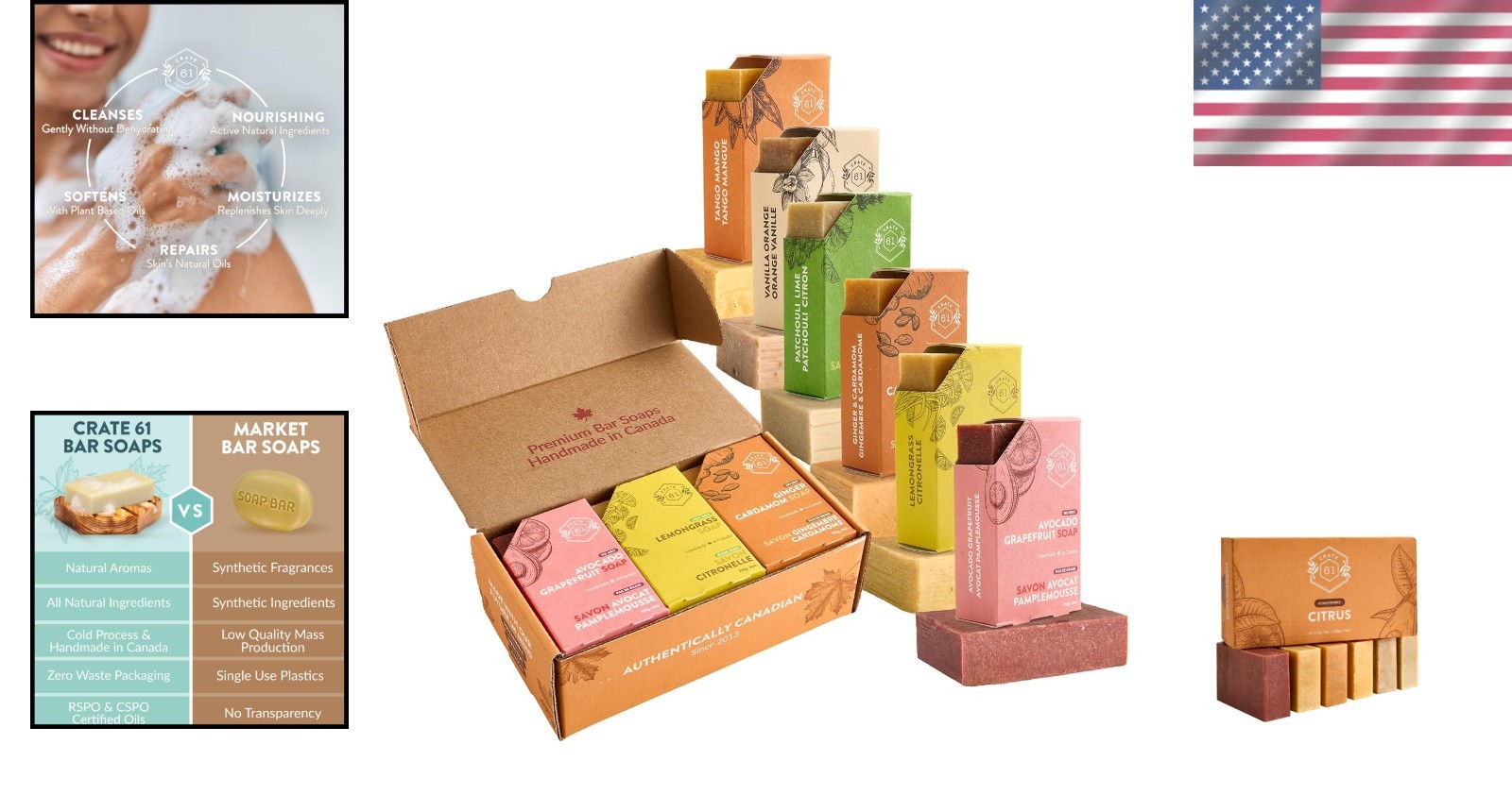 Artisanal Bar Soaps Variety Pack