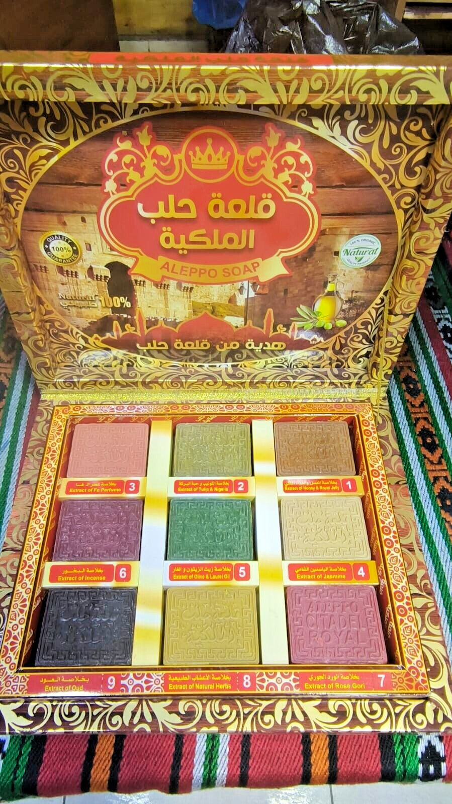 9×Bars Soaps (Assorted Mix Scents A Lot ) Body & Face Natural 100% Gifts 🎁