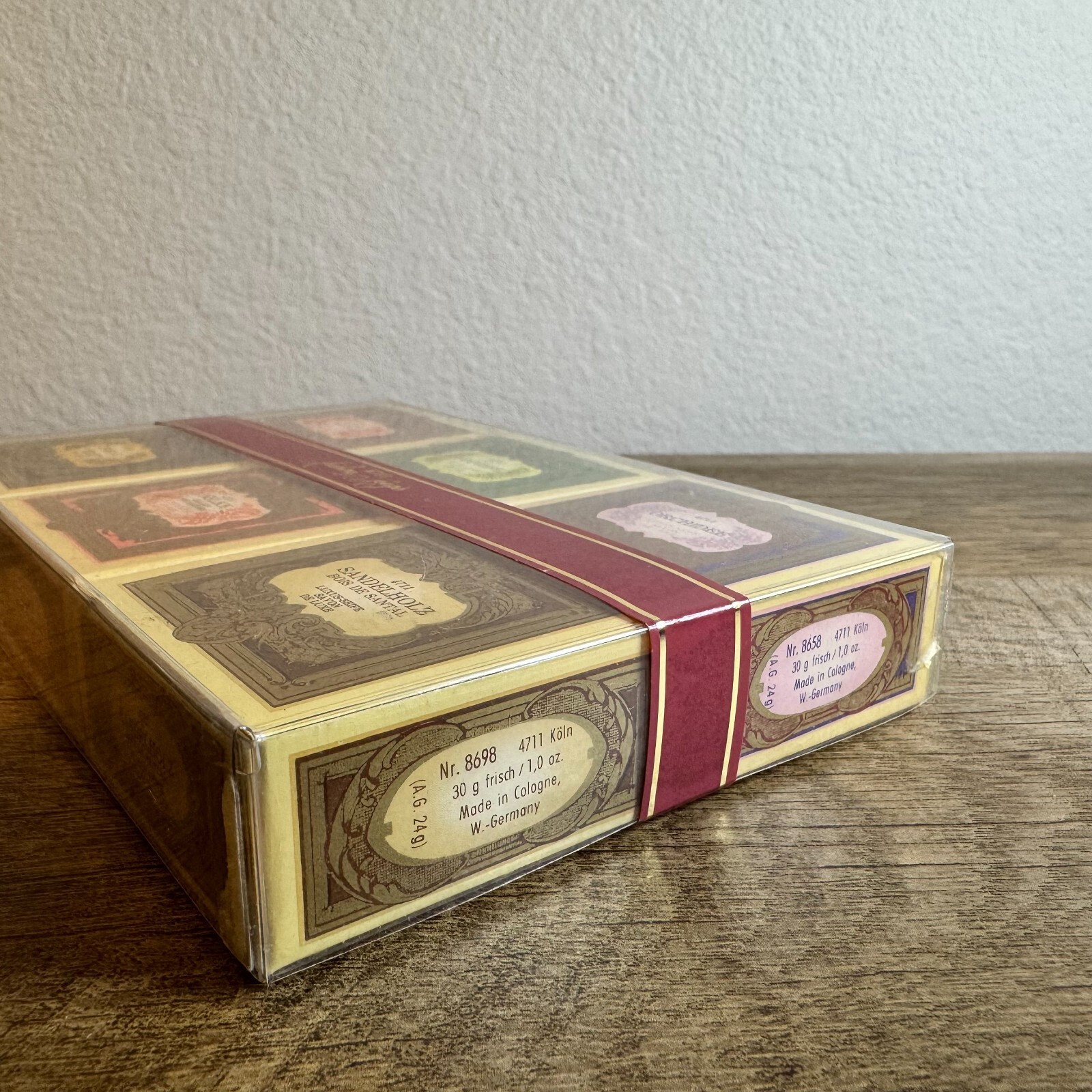 Vintage 1970s-80s 4711 Luxury Soaps, 6x1oz, Made in West Germany, Unique & Rare