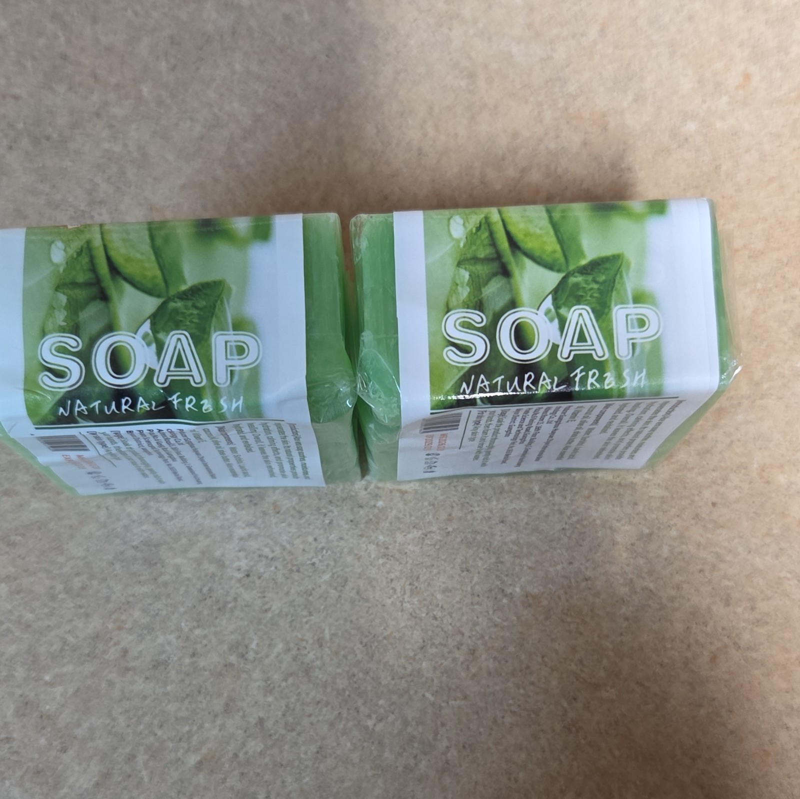 D.ring Aloe Handmade Plant Essential Oil Soap Green Bar 100g/3.5oz (2 Bars)