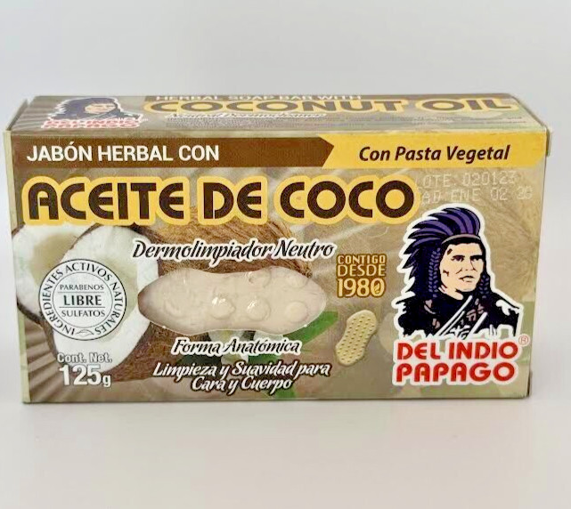 Del Indio Papago Coconut Oil Soap | Nourishing & Hydrating for Soft Skin