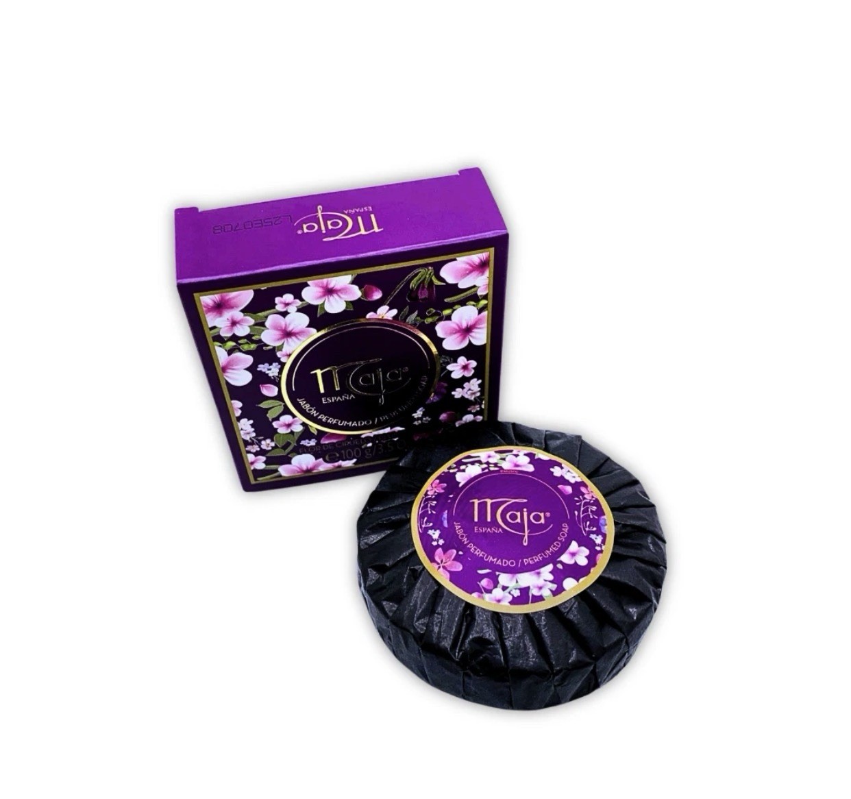 Maja España Plum Blossom Perfumed Soap Bar – Floral Scent | 3.5 oz