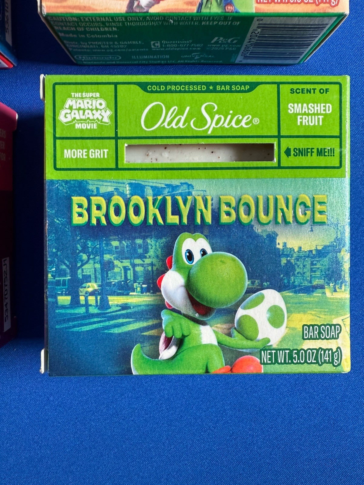 NEW All 4 Old Spice Super Mario Galaxy 5oz Soap Bars Mario, Luigi, Peach & Yoshi