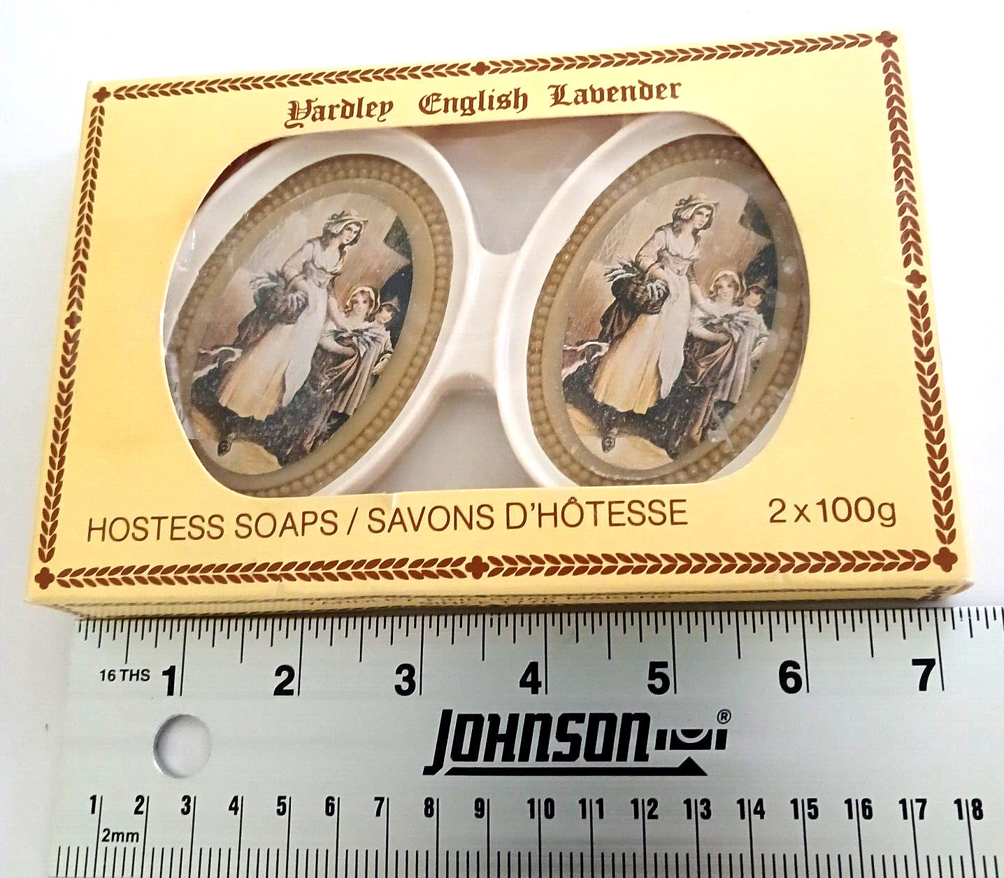 Vintage Yardley English Lavender Hostess Soaps Set of 2 X 100g NEW in Box Canada