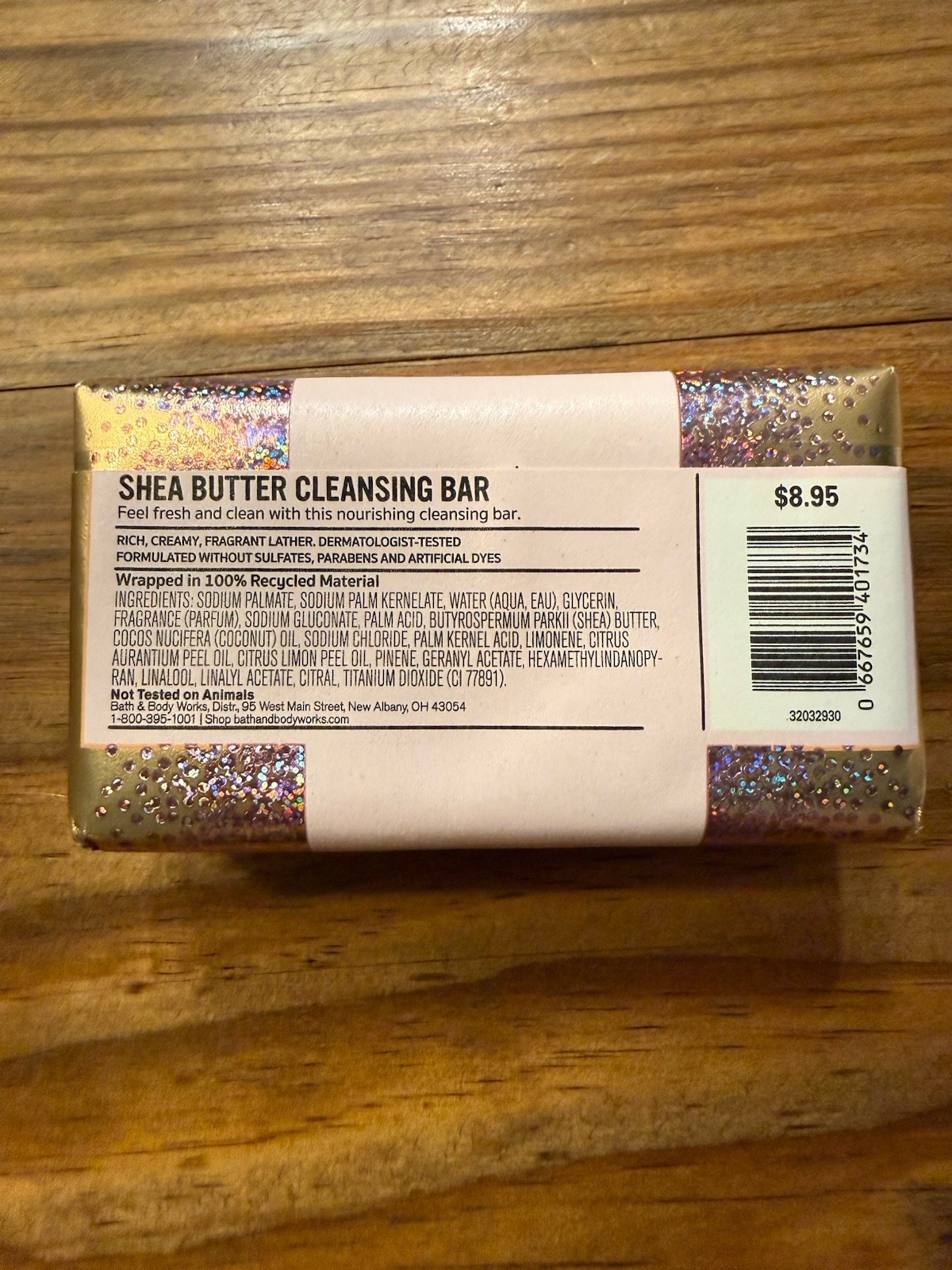 BATH & BODY WORKS SHEA BUTTER CLEANSING BAR AND LOTION CHAMPAGNE TOAST