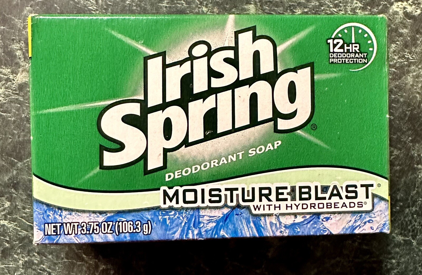 Irish Spring Moisture Blast Deodorant Soap 3.75 Oz Bar (1 Bar)
