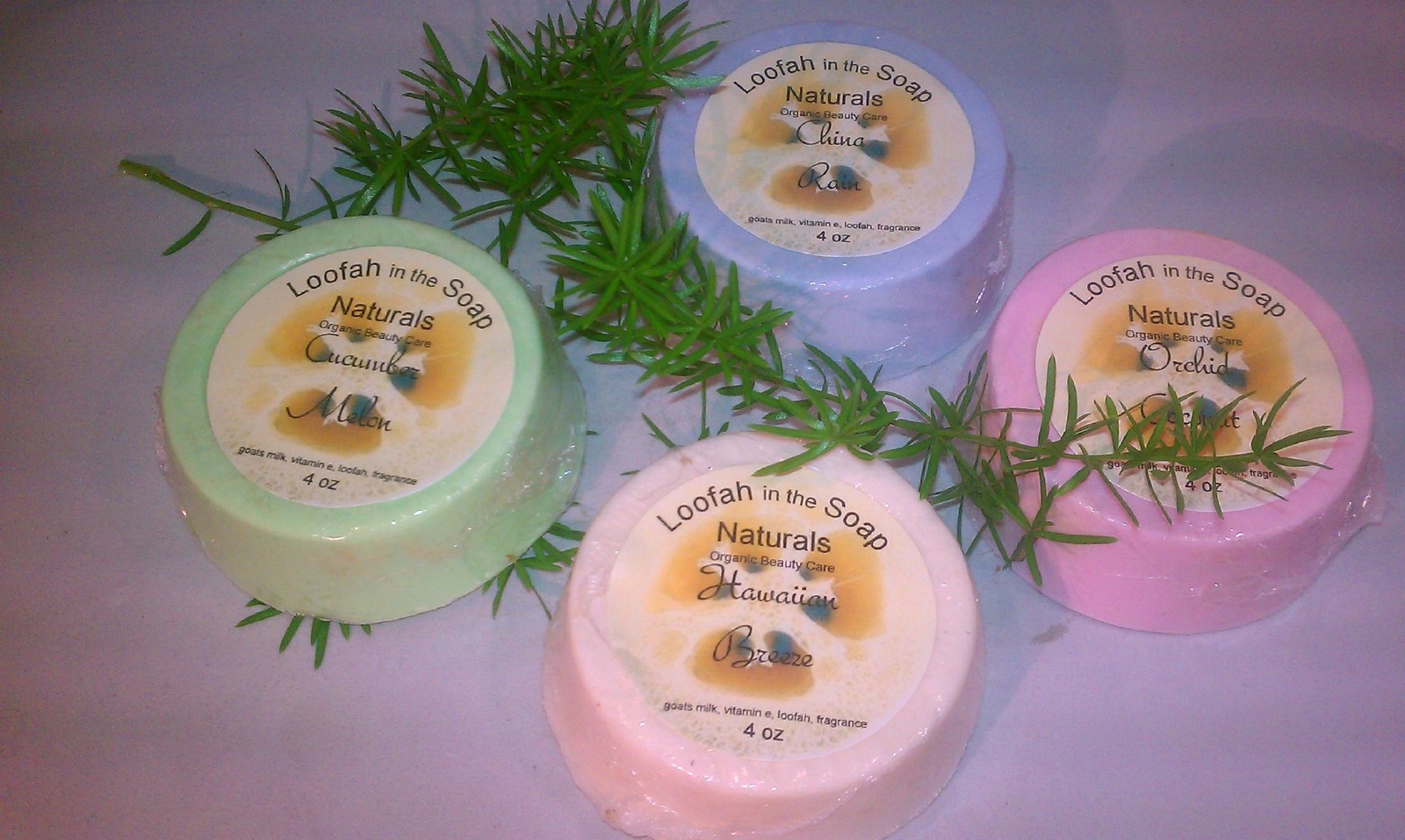 Loofah in the Soap – Goats Milk Soap w/A Loofah in it Natural/Organic 4oz