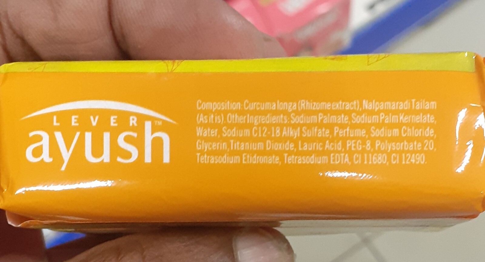 Lever Ayush Purifying Clear Glowing Skin Turmeric Soap Purification Natural 100g