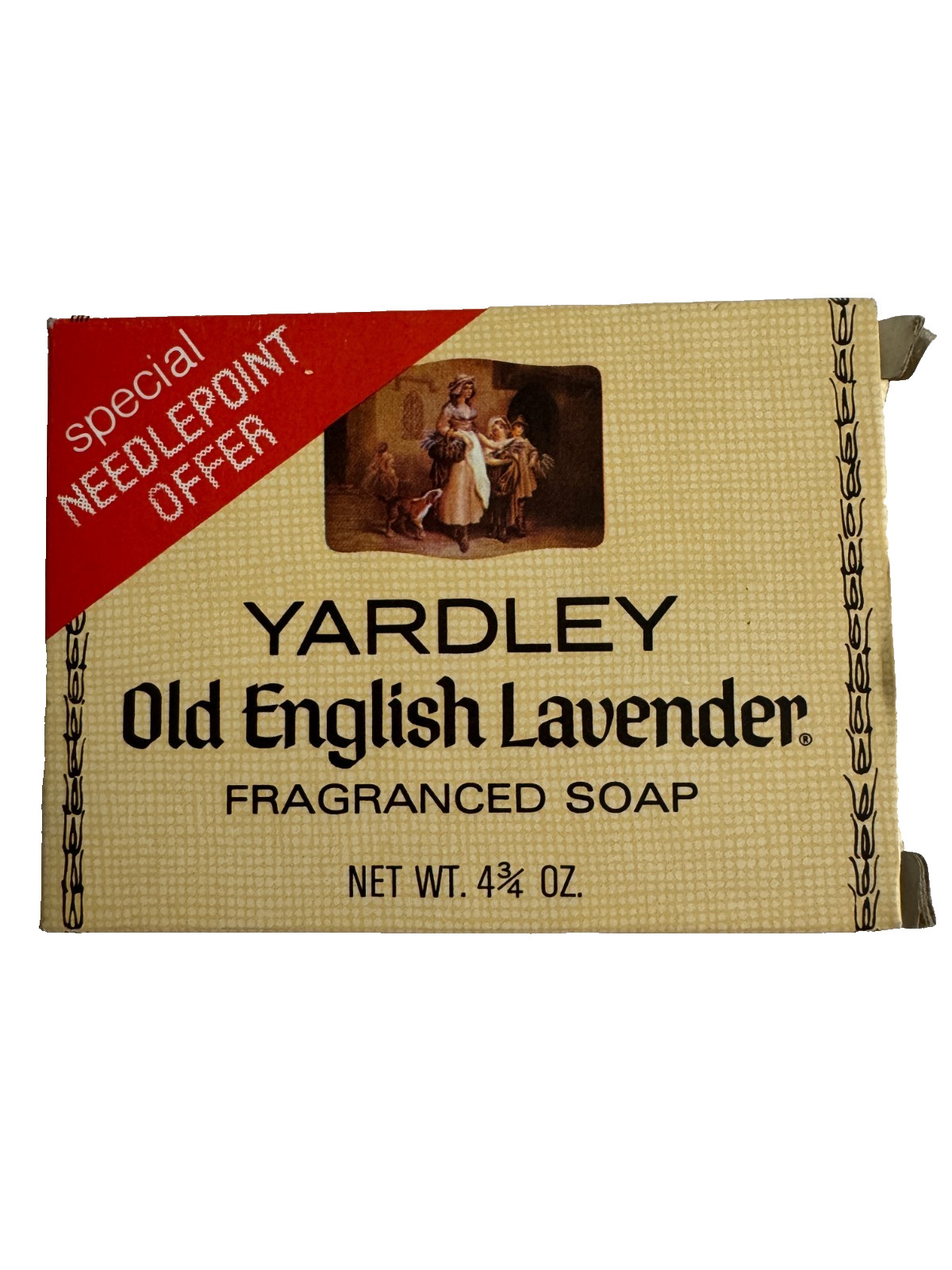 Vintage Y2K 1990s Yardley Old English Lavender Perfumed Soap 4-3/4 Oz.