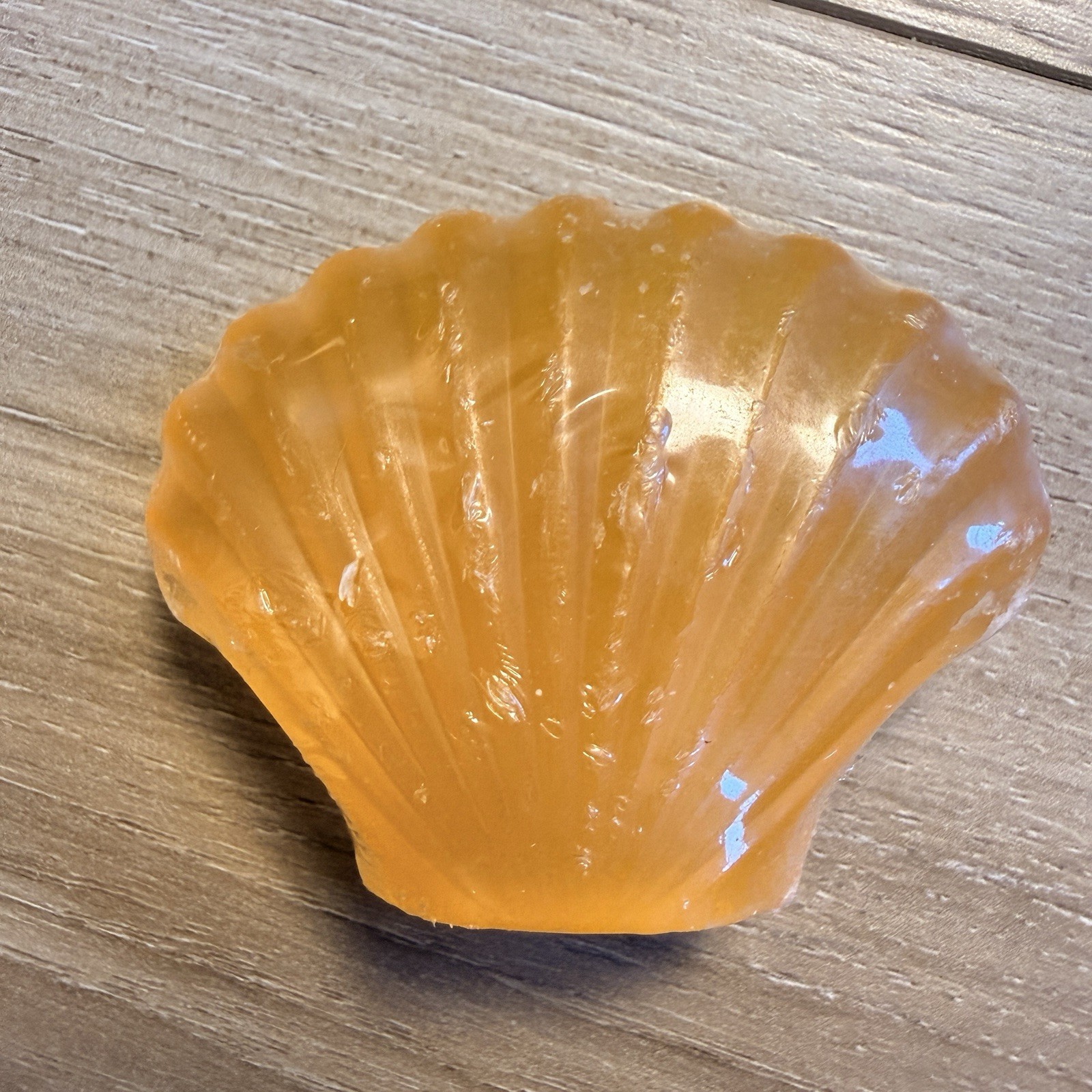 Taylor of London Fine Soap Seashell Shaped Guest Bar Amber Orange New