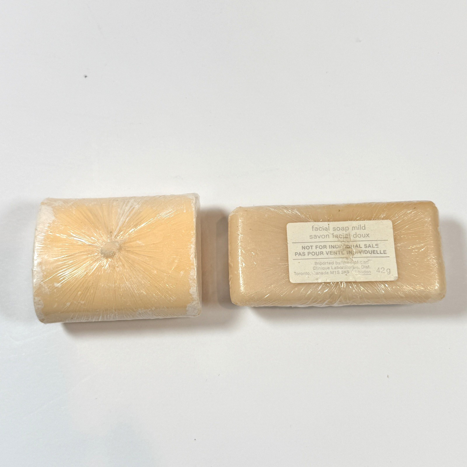 Clinque Mini Facial Mild Bar Soap 1.5oz Happy Clinique floral & Citrus 1.7 Lot 2