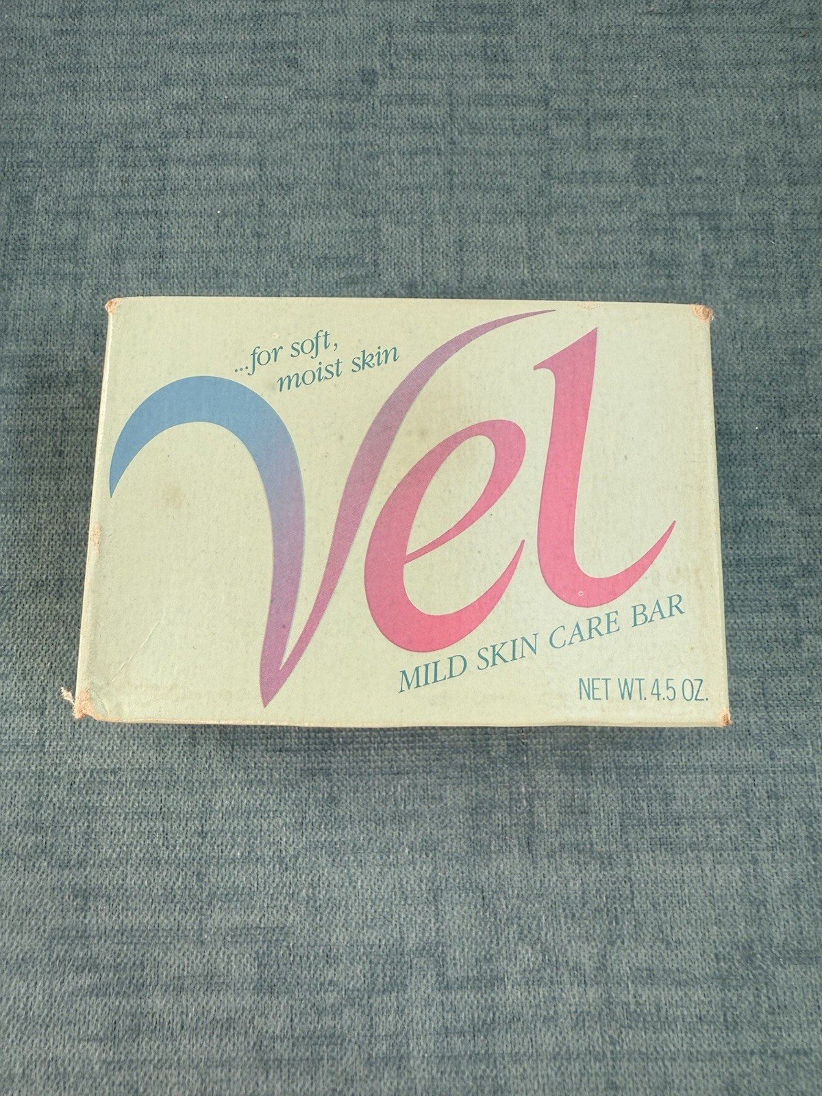 VEL Mild Skin Care Bar Soap In Box 4.5 oz Colgate Palmolive