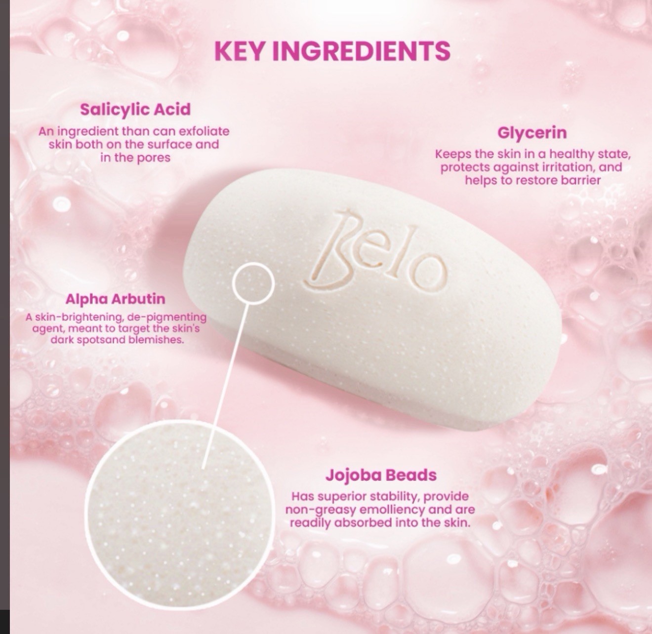 Belo Essential Soap Smoothening – Whitening Body Bar 65g