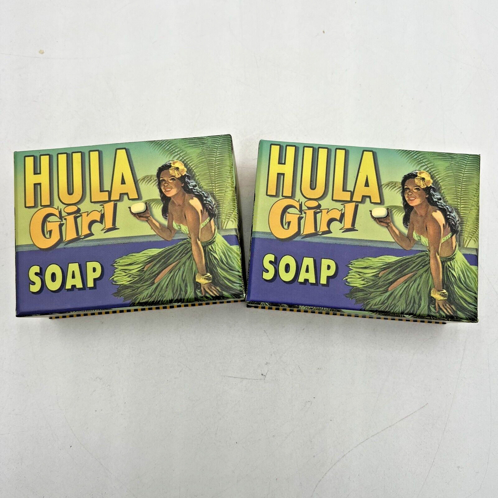 Hula Girl Soap 2 Pack Triple Milled Pure Vegetable Soap