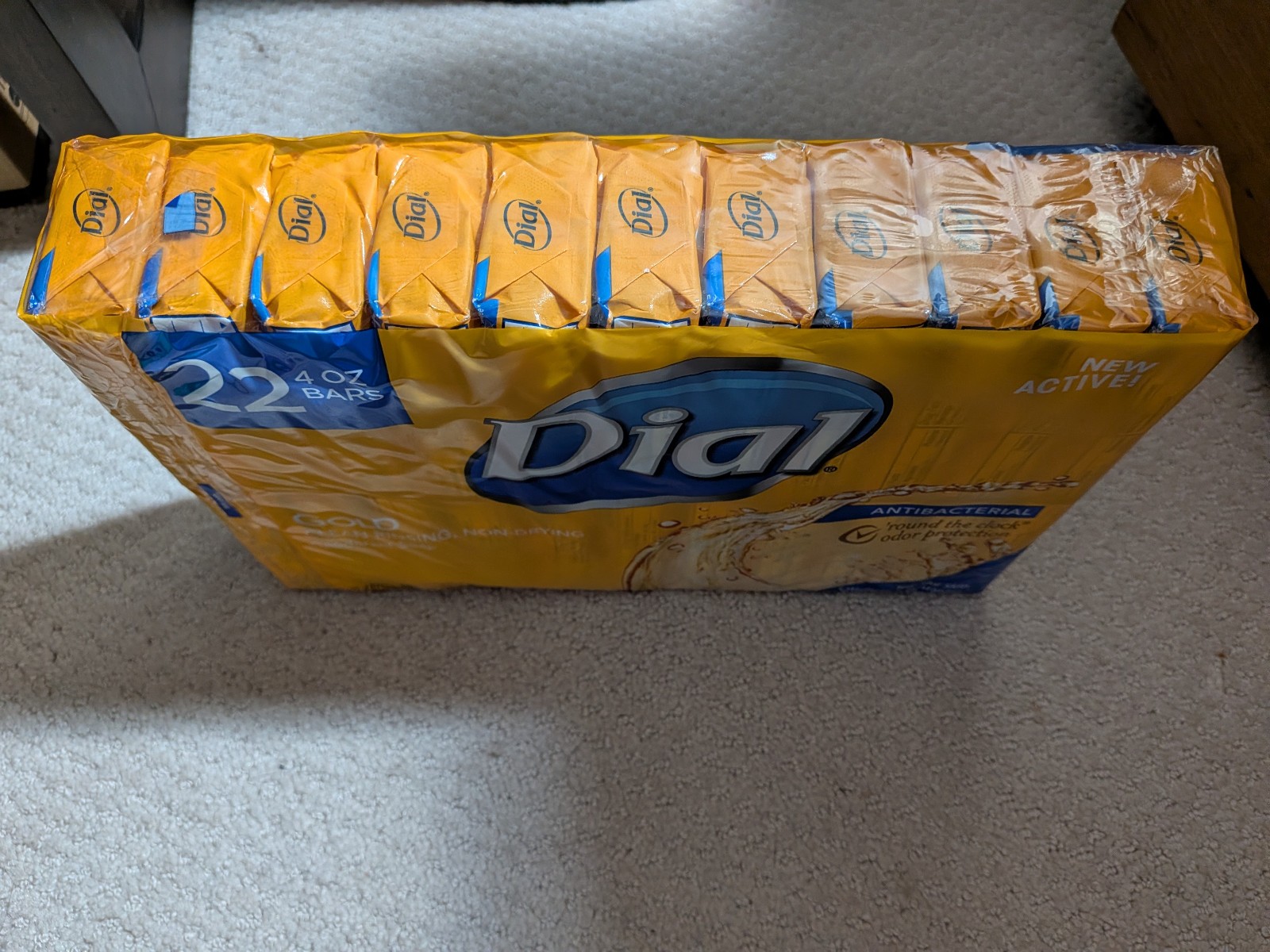 Dial Gold Antibacterial Deodorant Soap 22 Bars Total 4 Ounce Each New Sealed