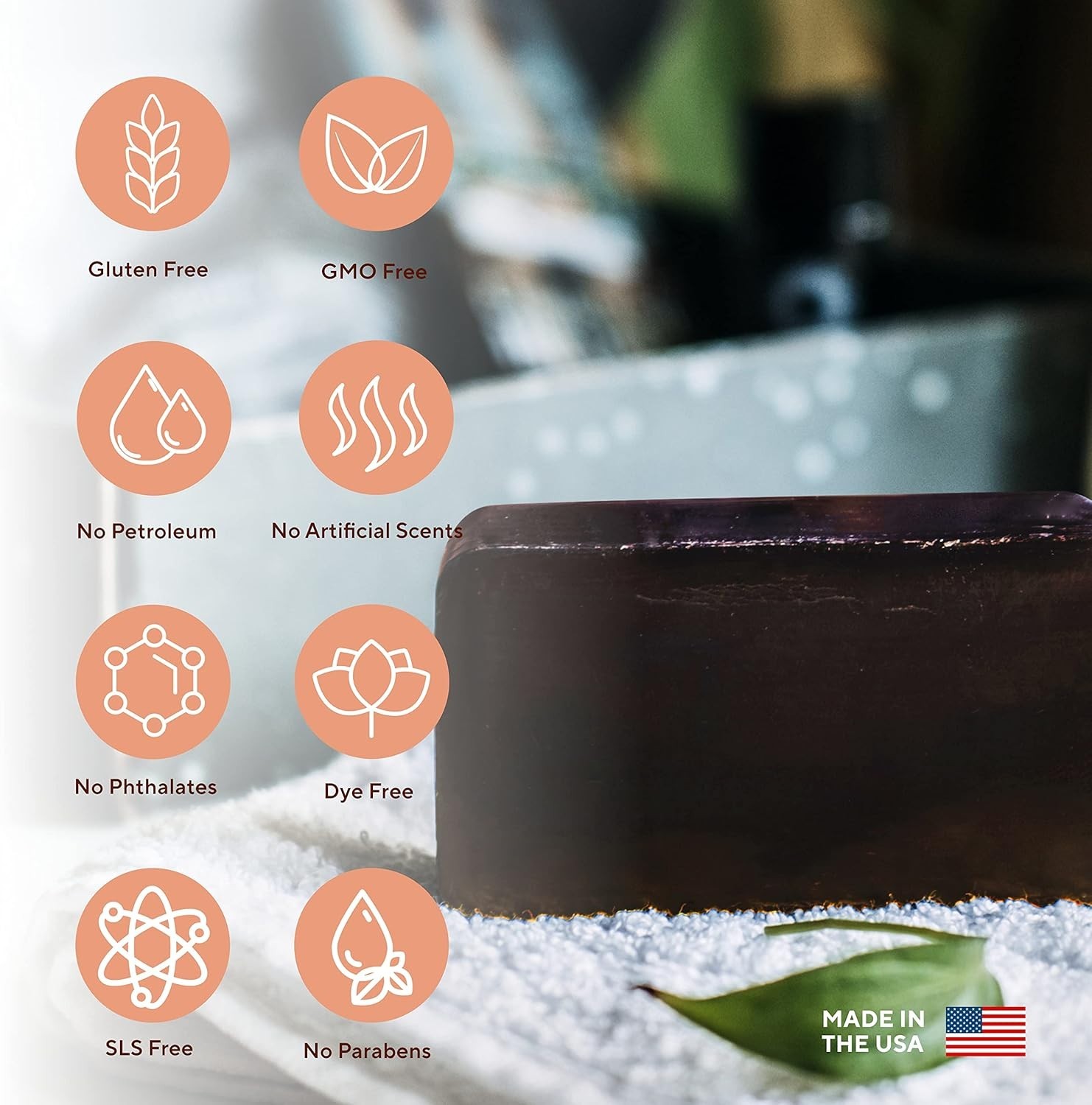 Handcrafted Itch Relief Soap Bar – Natural, Gluten-Free, and Cruelty-Free, 2.9oz