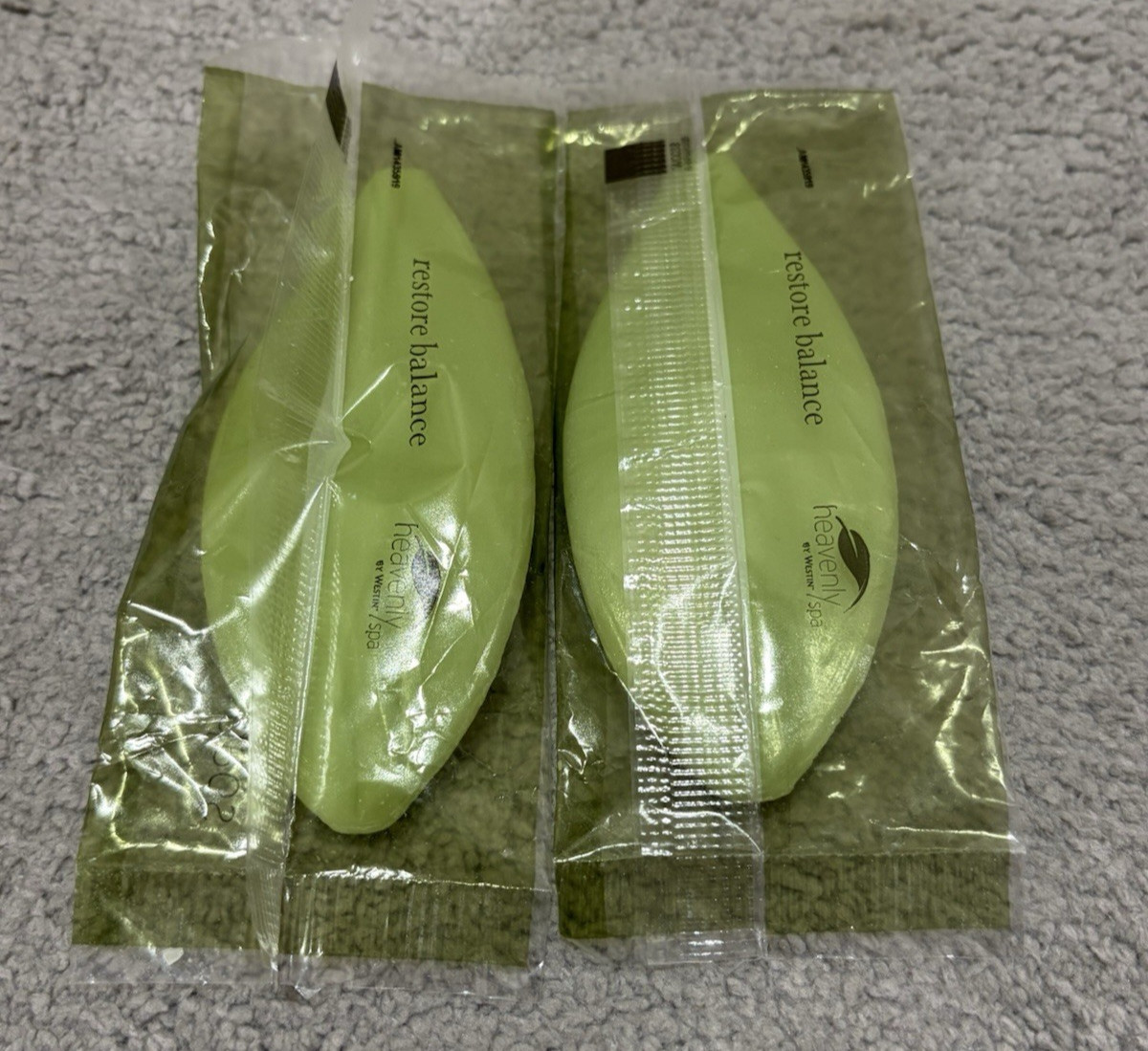 Westin Heavenly Spa Leaf Shaped Soap Restore Balance Aloe Vera tea Lot of 2