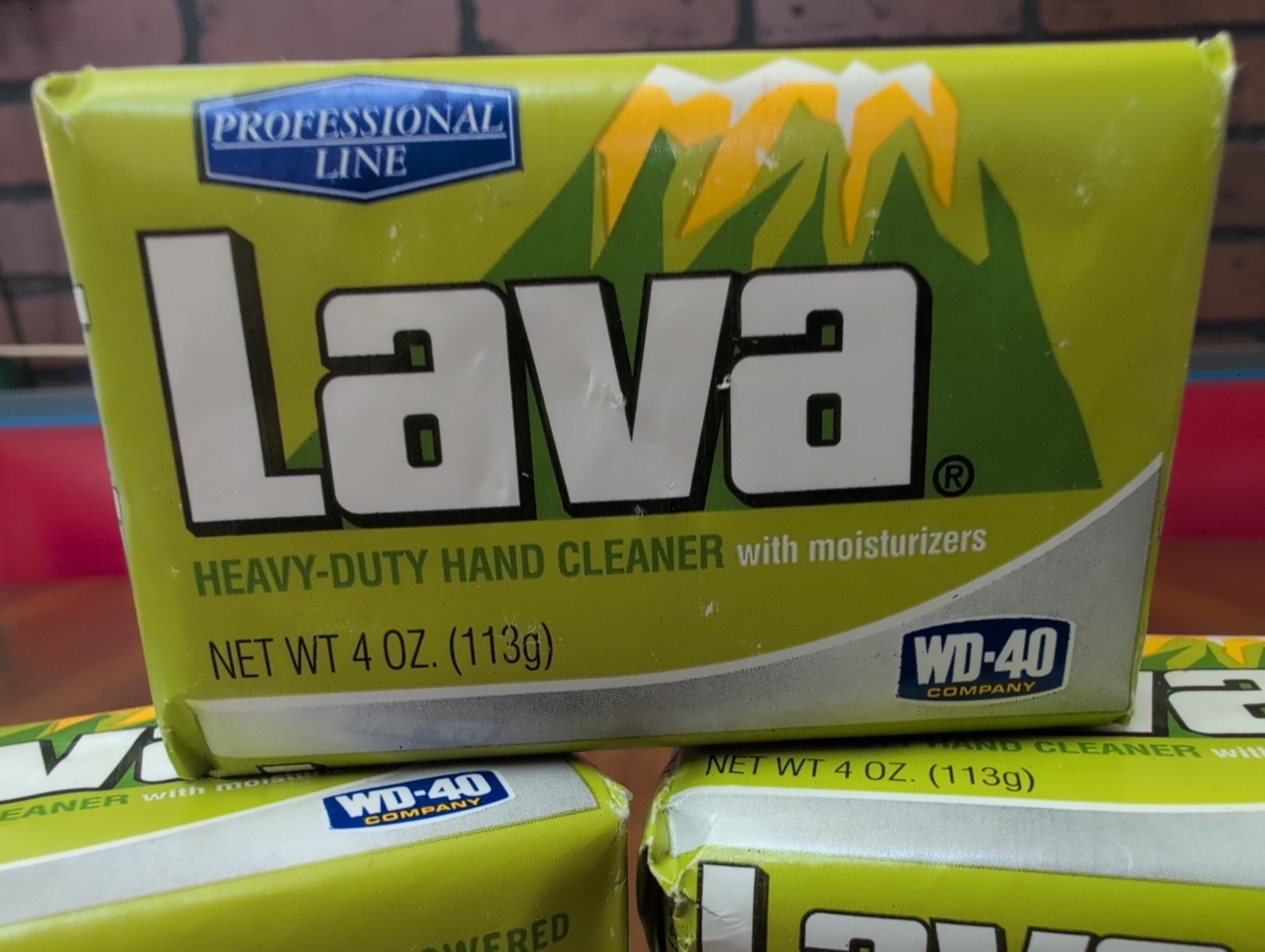 (7 Pack) Lava Heavy Duty Hand Cleaner with Moisturizer 4 oz Bar Soap WD40