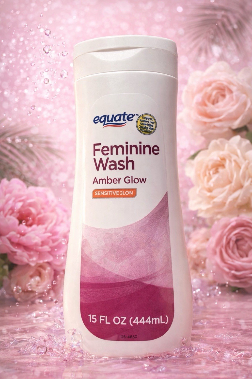 Jabón Íntimo Femenino Equate Amber Glow Piel Sensible 15 oz