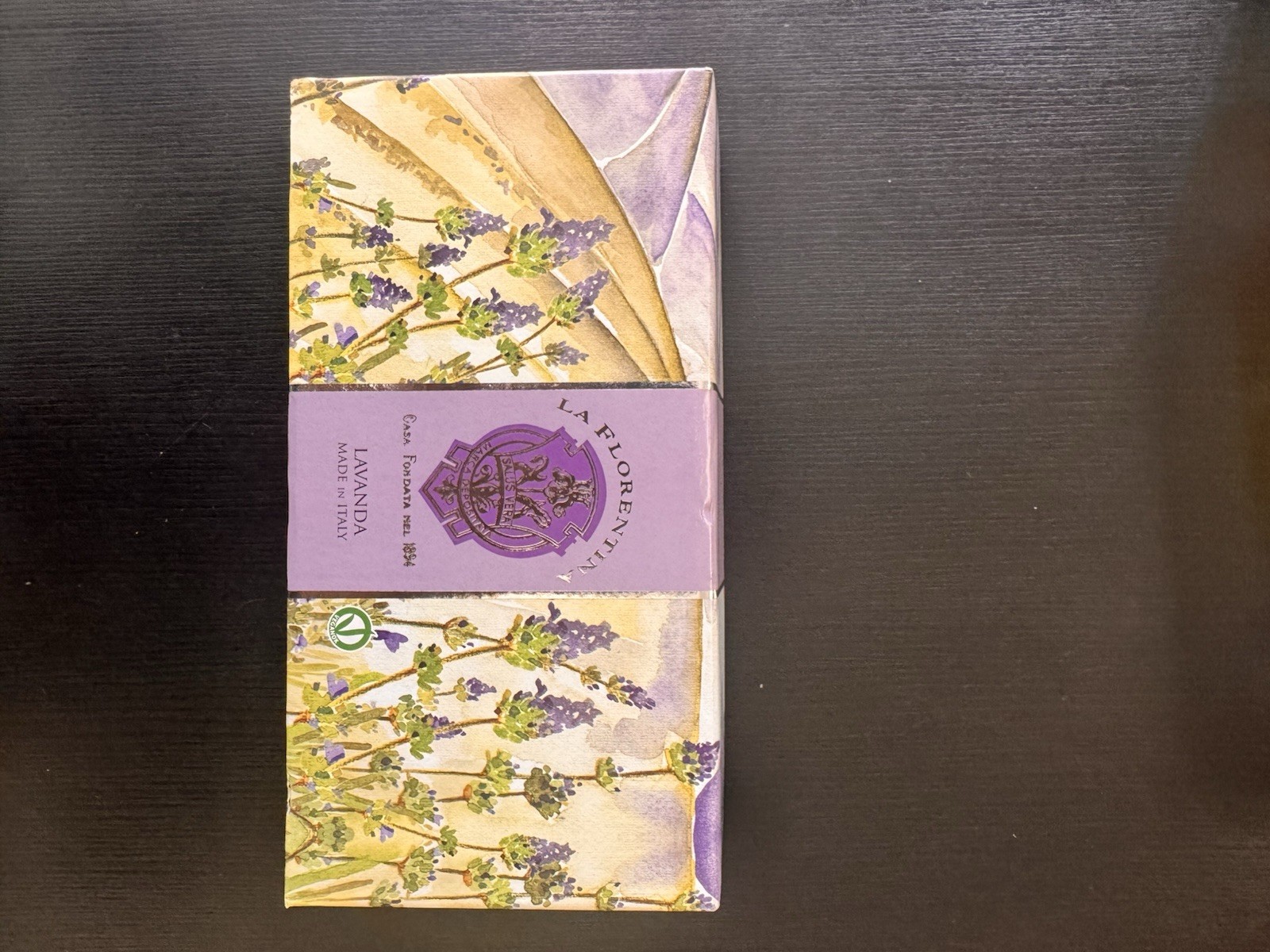 La Florentina Lavanda Lavender Moisturizing Soap Bars 3 Pack Made in Italy