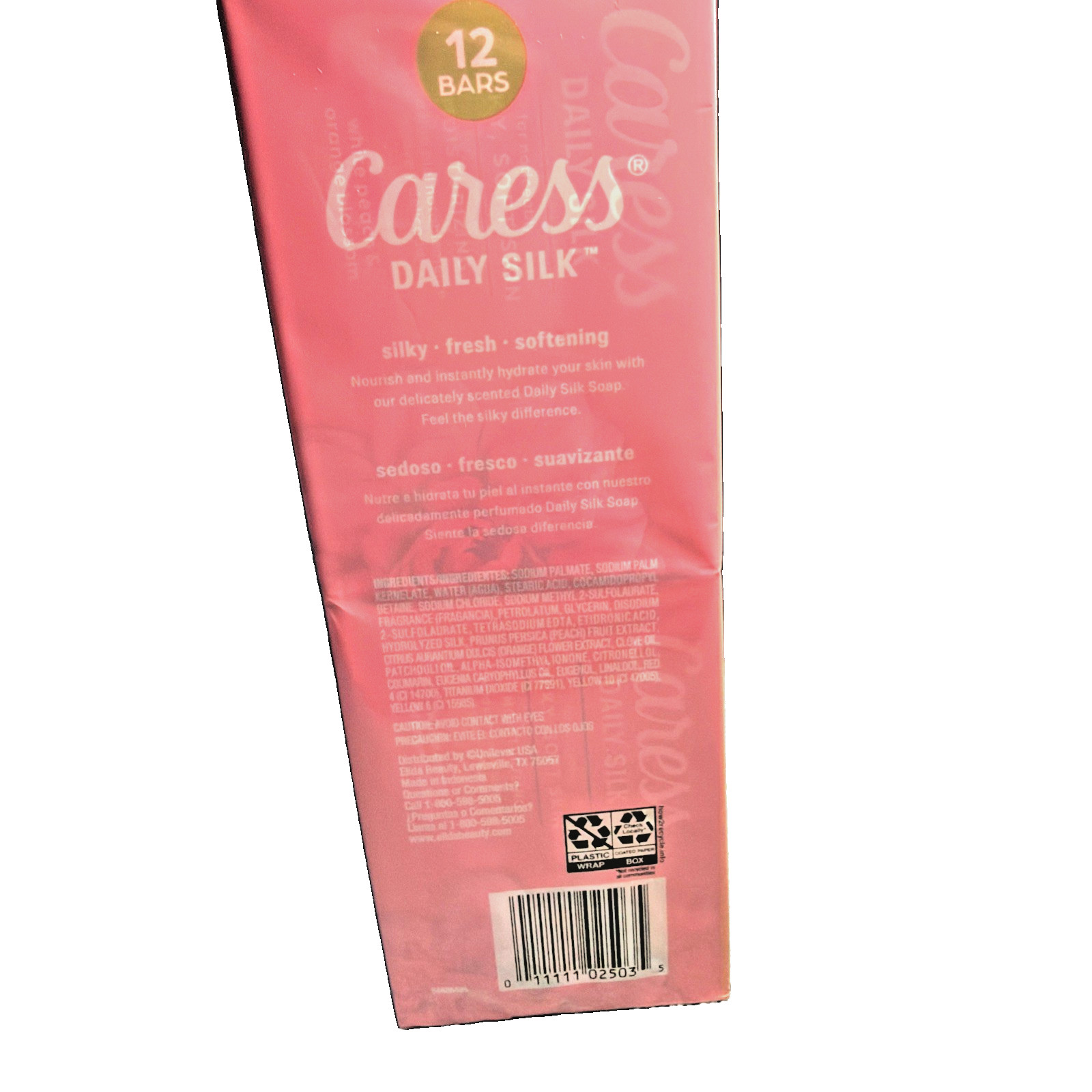 24 Caress Daily Silk White Peach & Orange Blossom CloveOil 3.75 Each Bar Clove