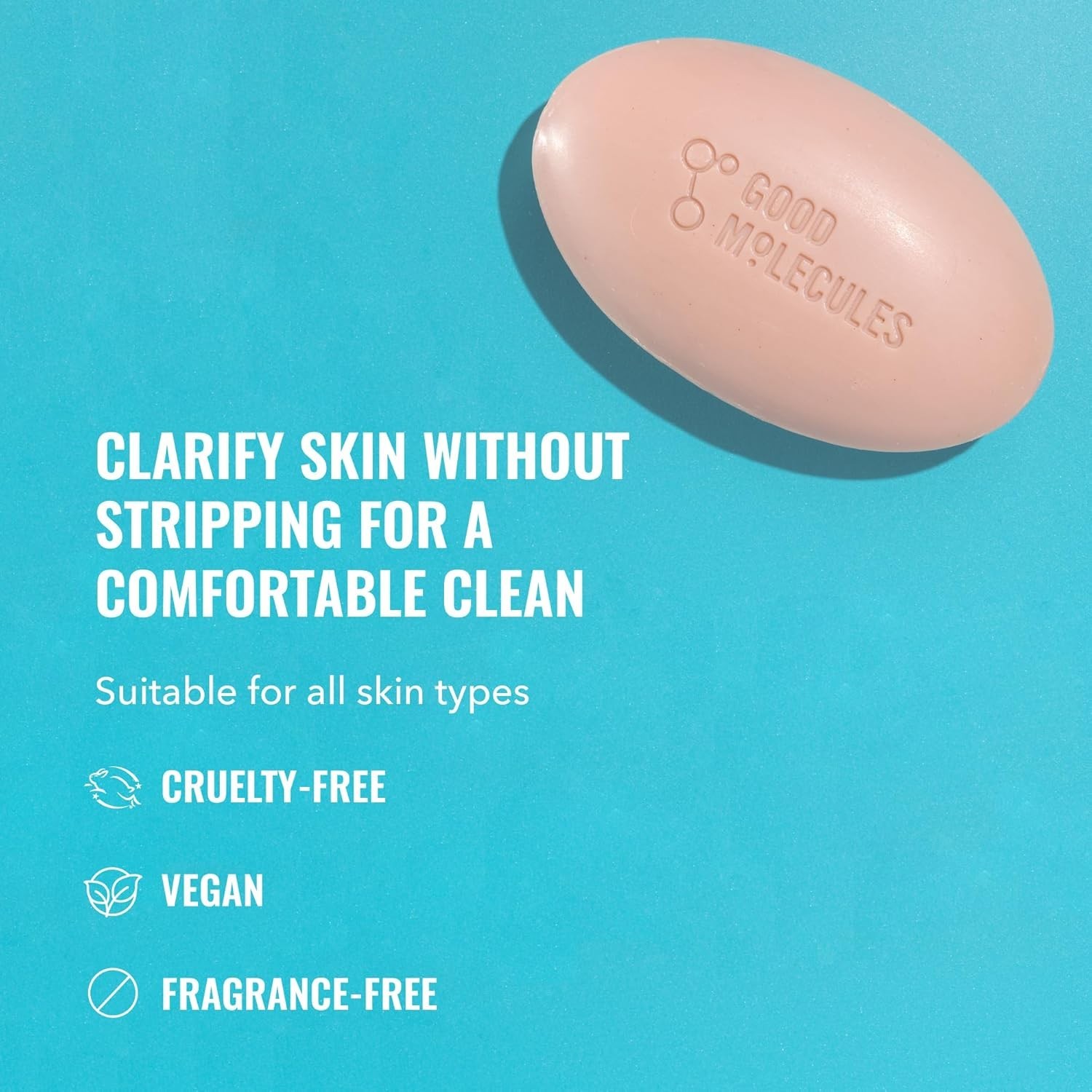 Clarify and Cleanse Soap-Free Bar with Salicylic Acid – 3.15 oz for Clear Skin