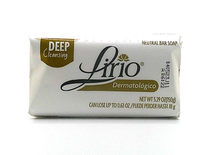 Lirio Neutral Dermatological Skin-Care Soap Bar – 5.3 oz